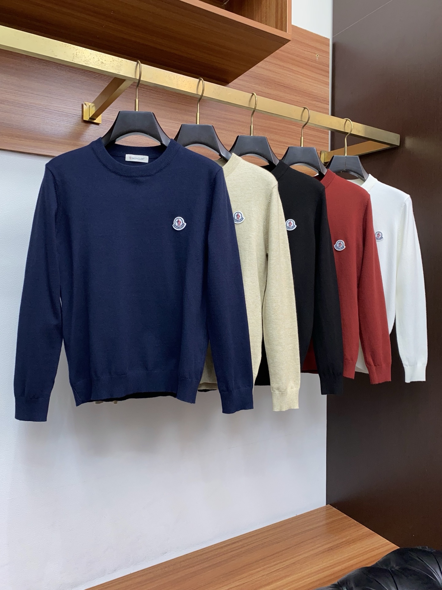 Moncler Male Basic Clothing Wool M-l-xl