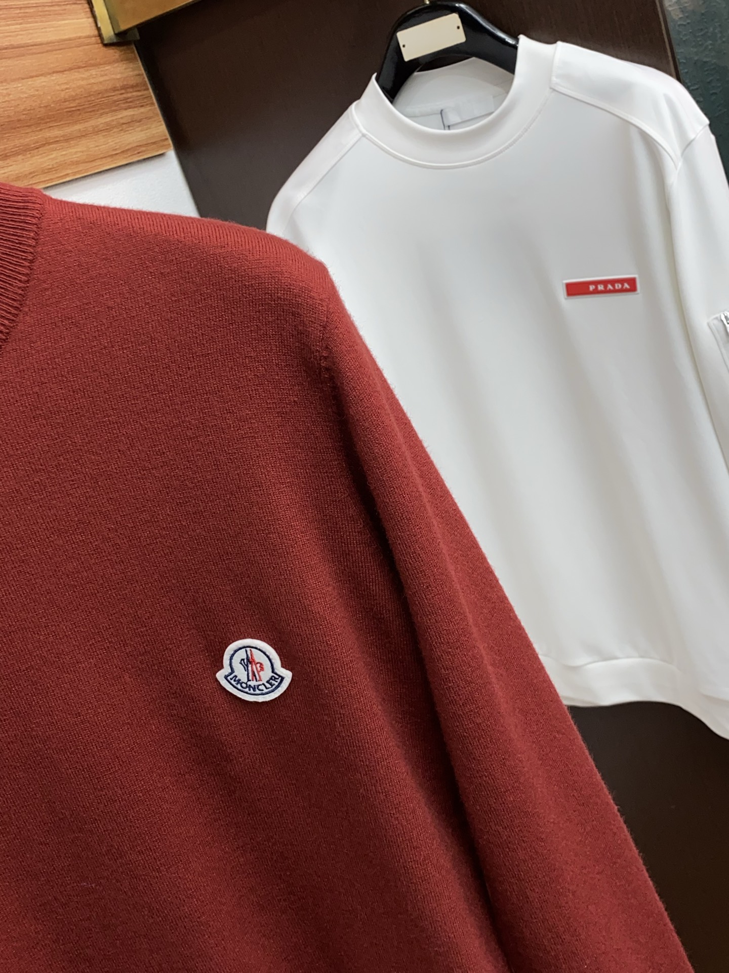 Moncler Male Basic Clothing Wool M-l-xl