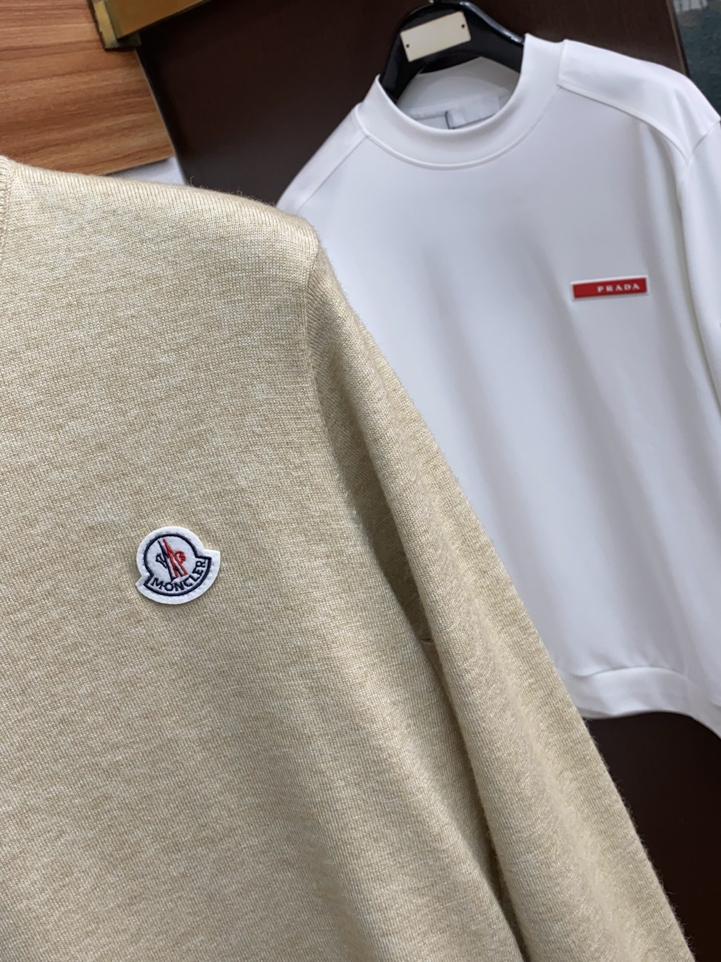 Moncler Male Basic Clothing Wool M-l-xl