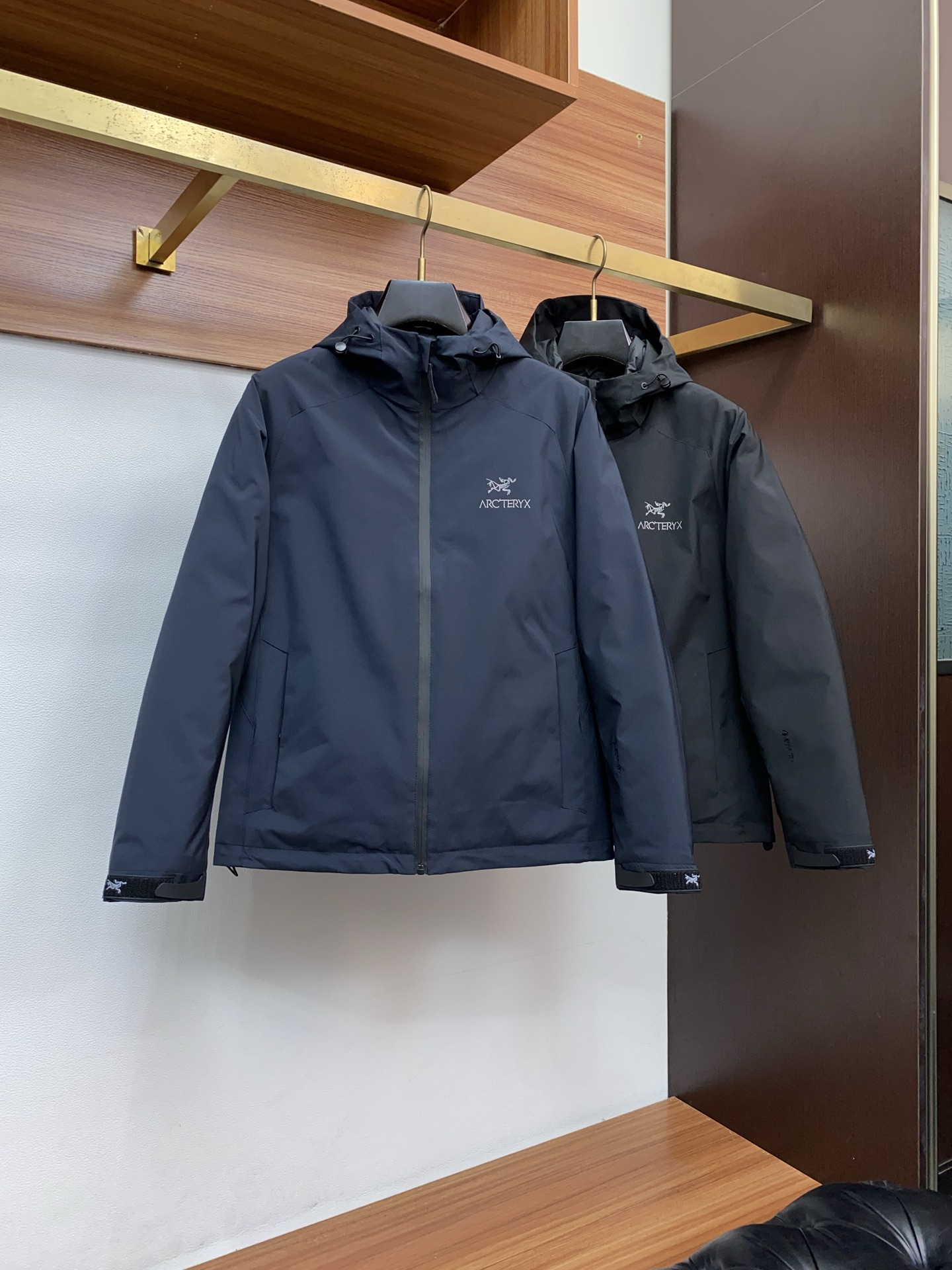 Arcteryx Male Down Jacket White Duck Down Hooded L-xl