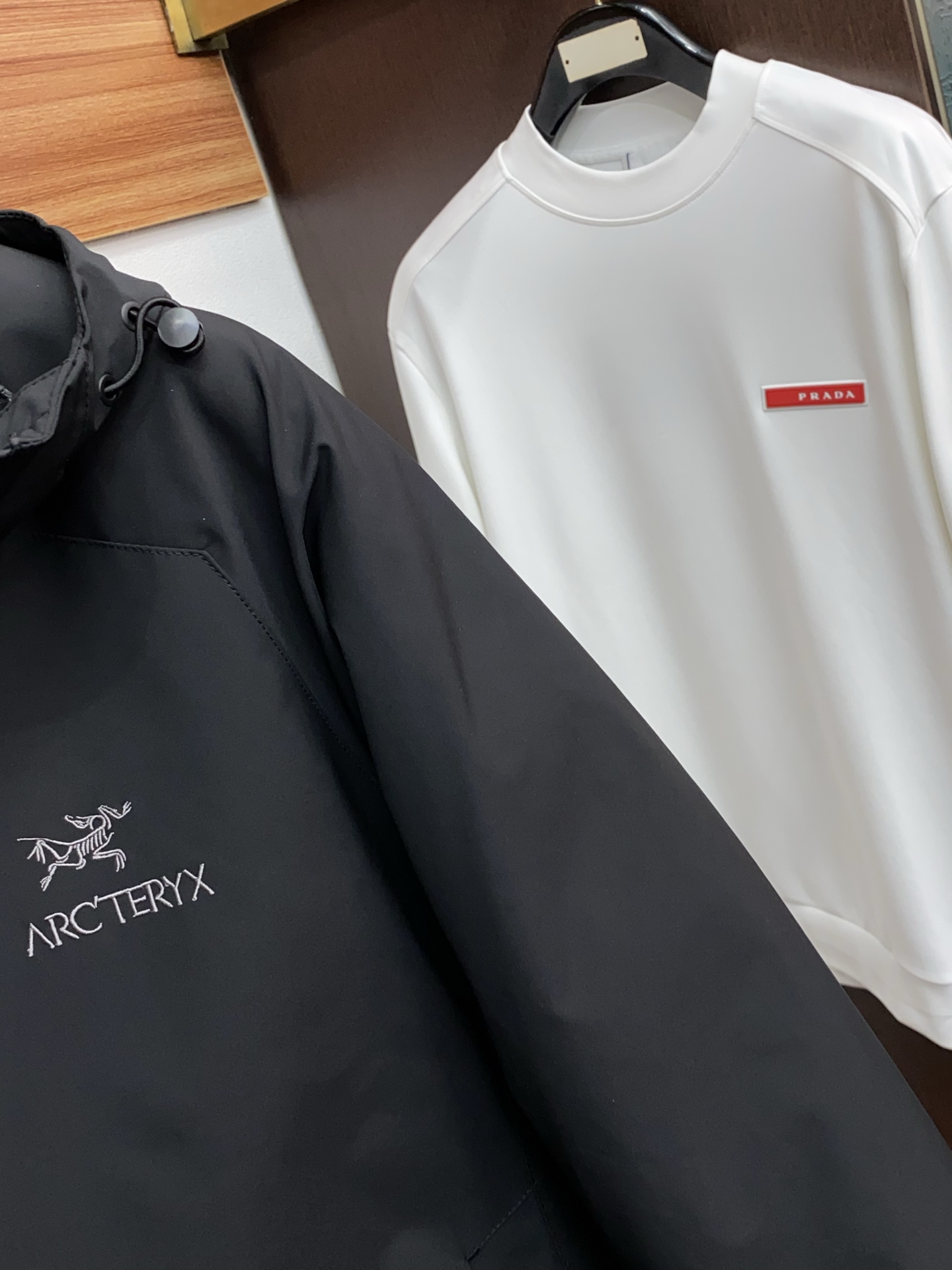 Arcteryx Male Down Jacket White Duck Down Hooded L-xl