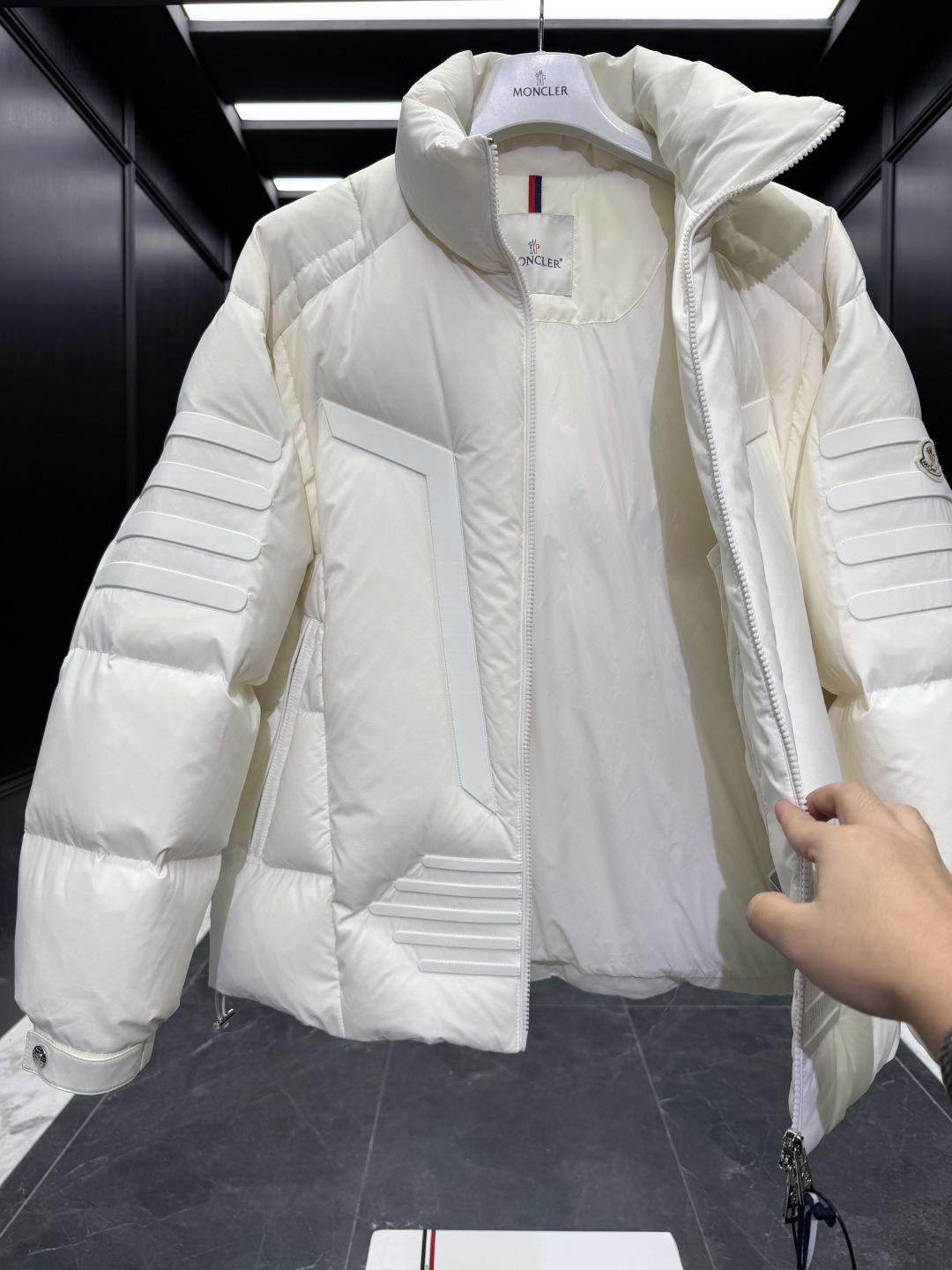 Moncler Male Down Jacket Goose Down Black S-m-l