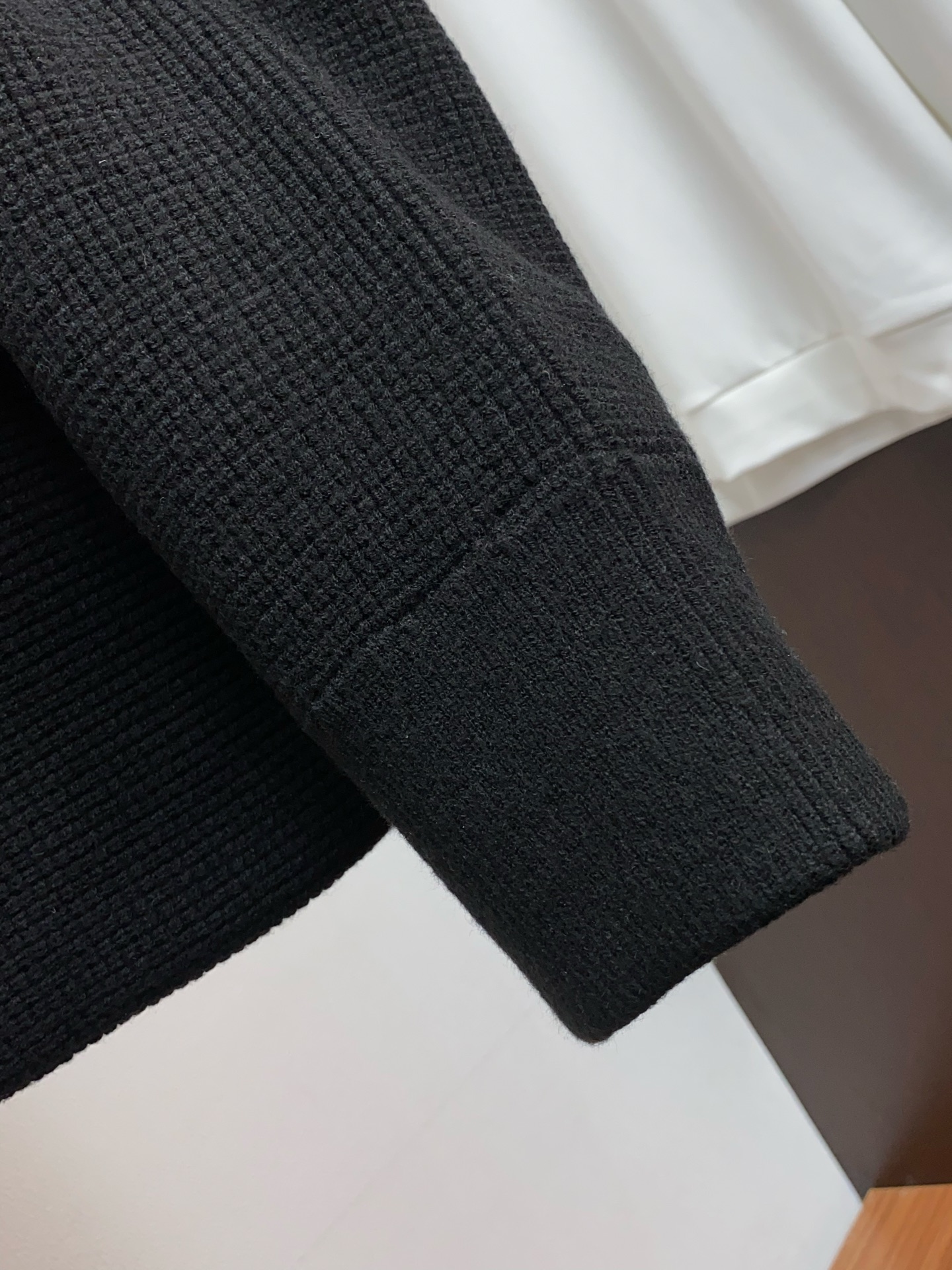 Thom Browne Male Down Jacket Knitted Hooded M-xl