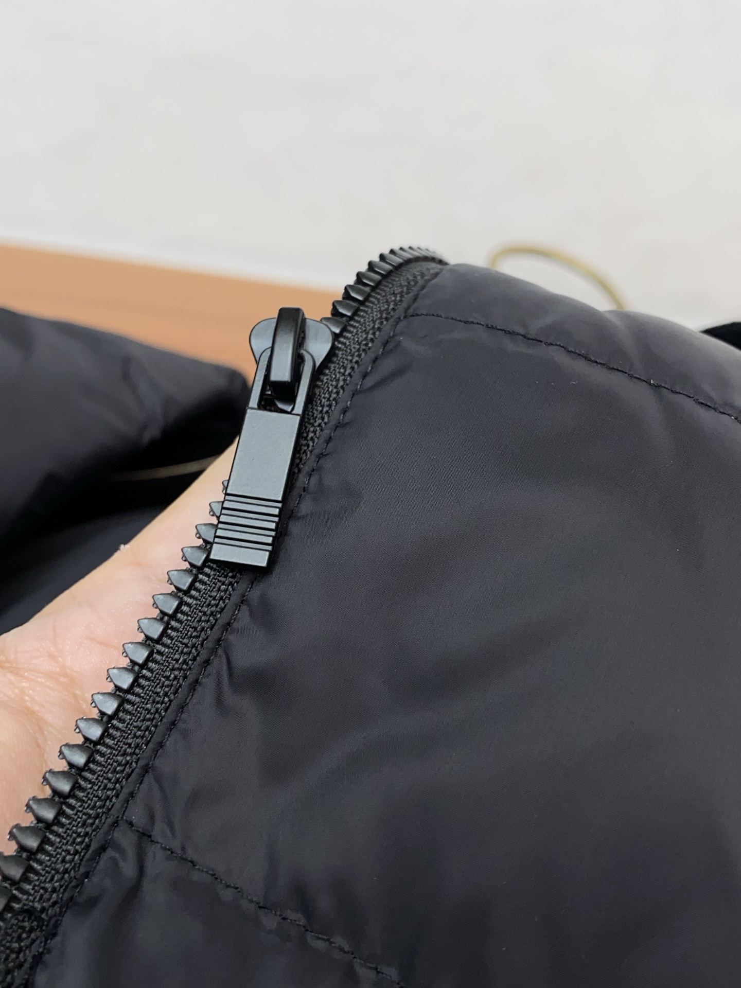 Thom Browne Male Down Jacket Knitted Hooded M-xl