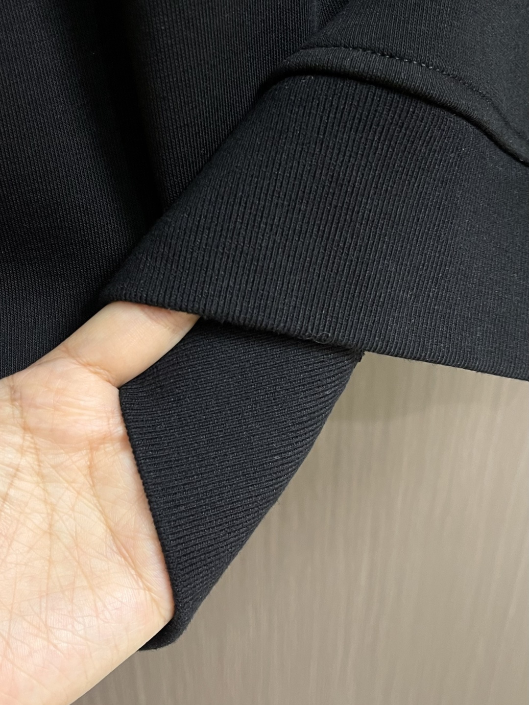 Loewe Hoodie Cotton Black Fleece Lined S-m-l-xl