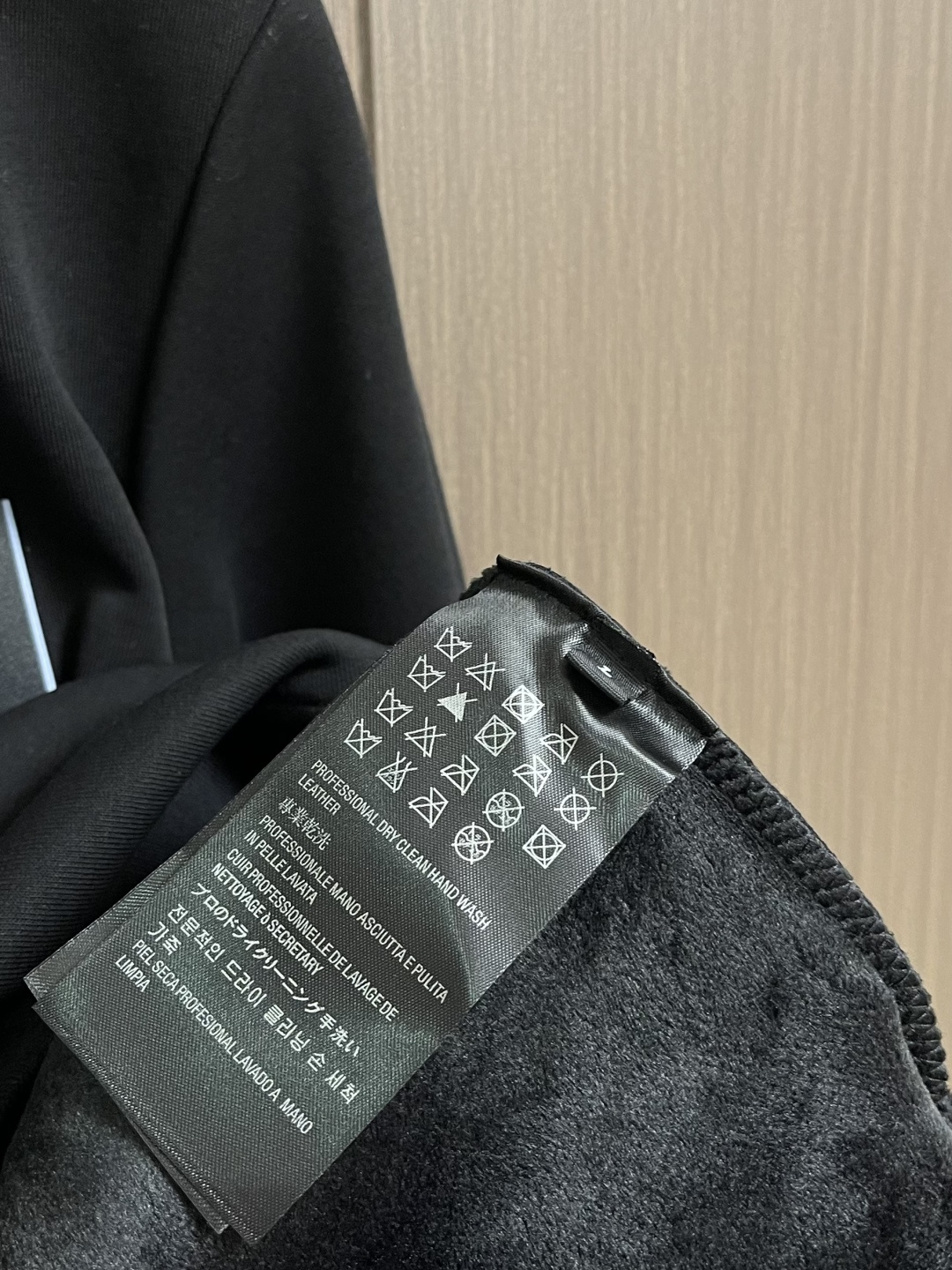 Loewe Hoodie Cotton Black Fleece Lined S-m-l-xl