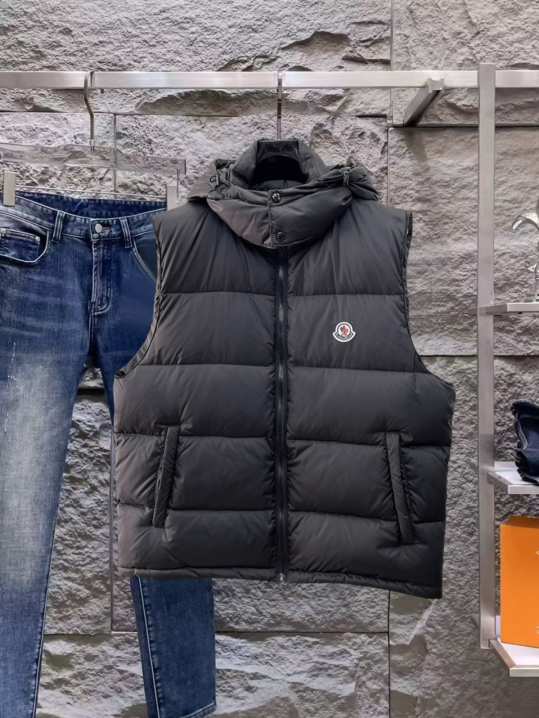 Moncler Couple Down Vest Goose Down M-l-xl