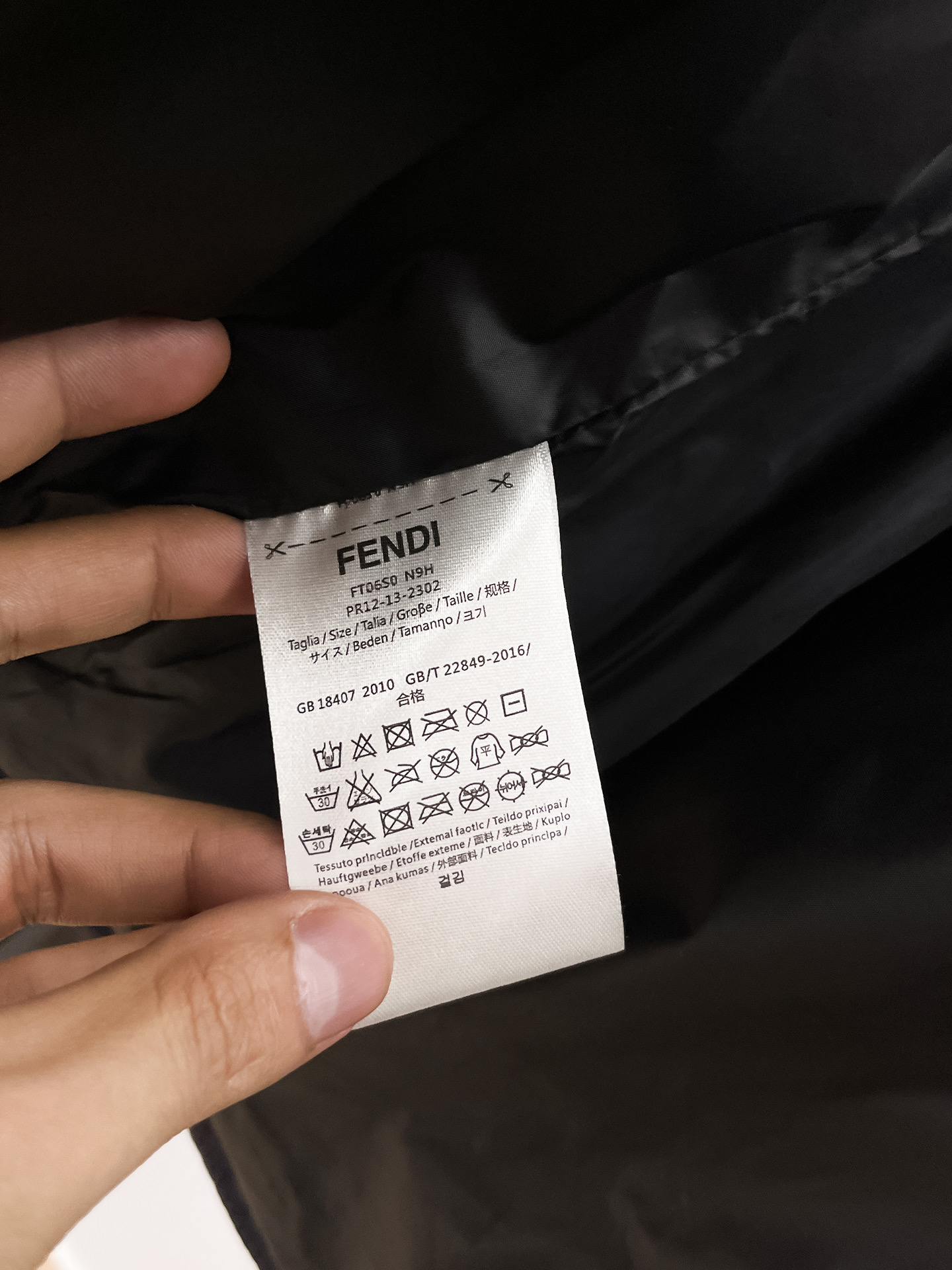 Fendi Couple Down Jacket Goose Down M-l-xl