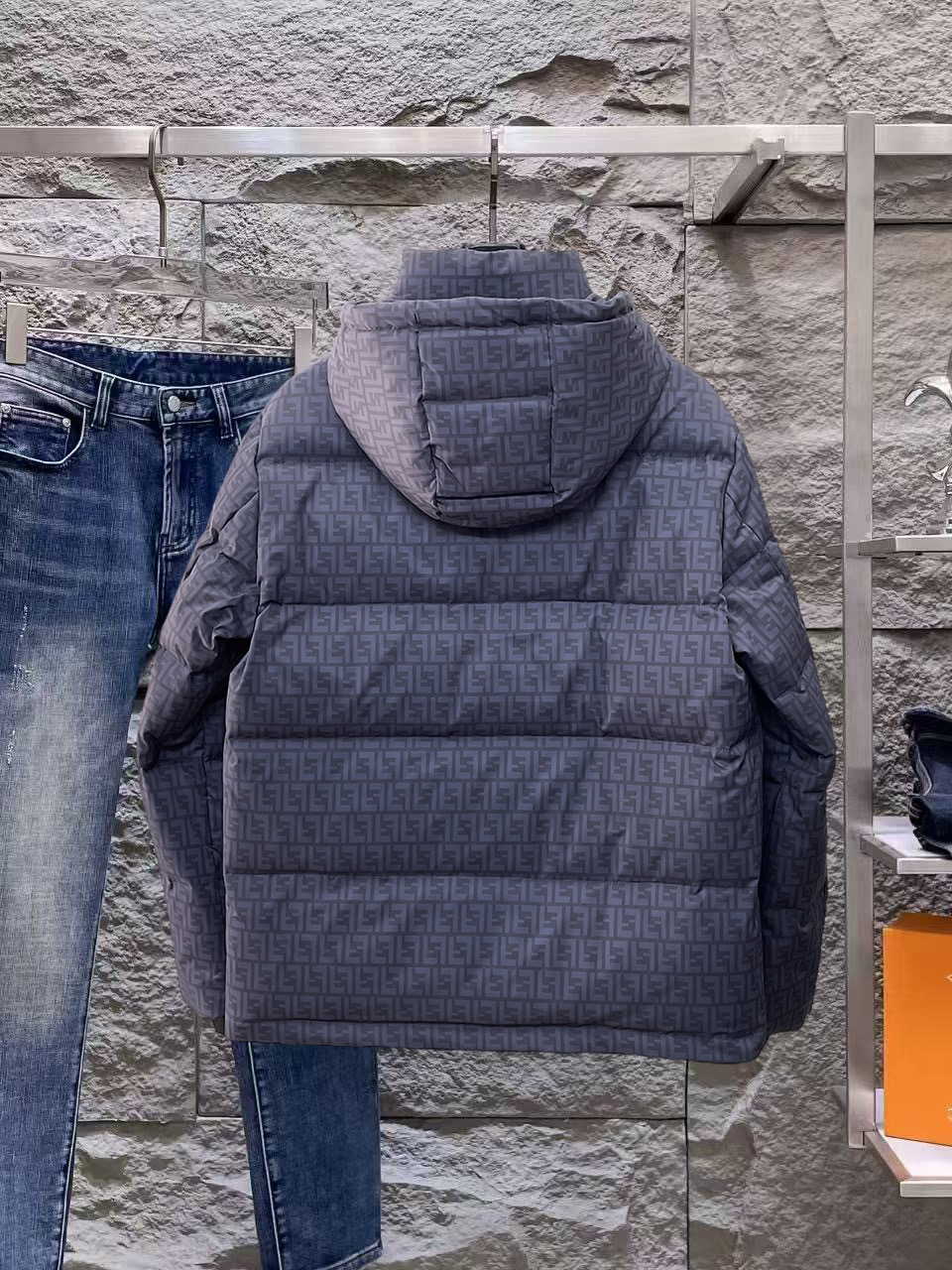 Fendi Couple Down Jacket Goose Down M-l-xl