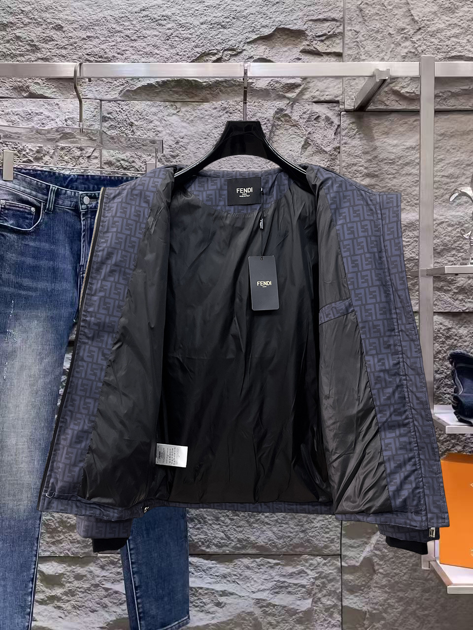 Fendi Couple Down Jacket Goose Down M-l-xl