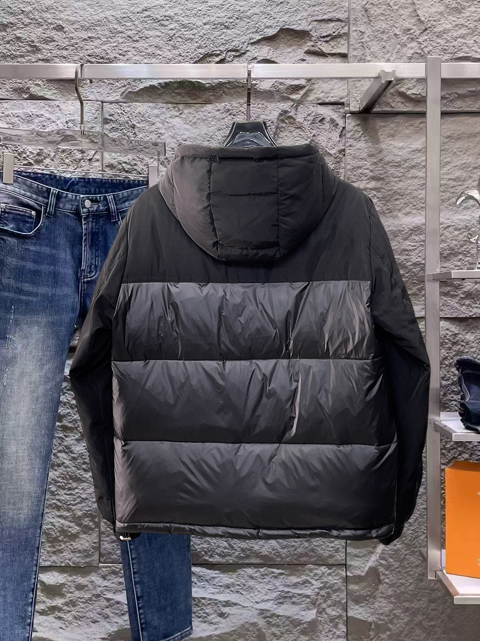 Prada Couple Down Jacket Goose Down M-l-xl