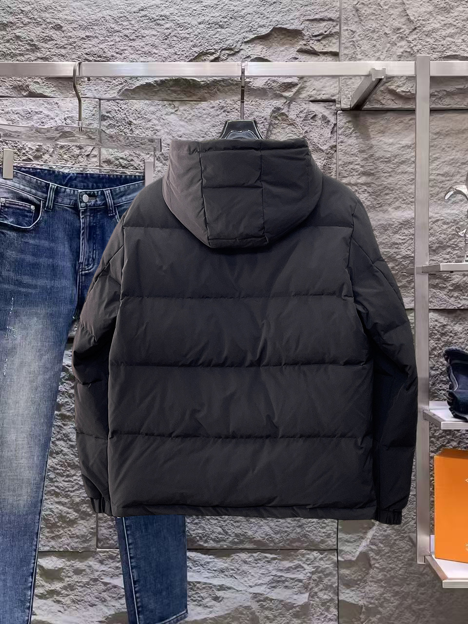 Prada Couple Down Jacket Goose Down M-l-xl