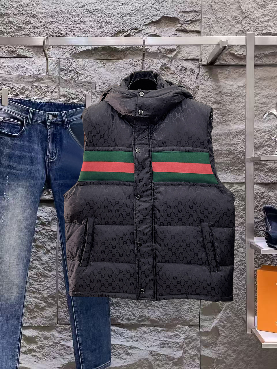 Gucci Couple Down Jacket Goose Down M-l-xl