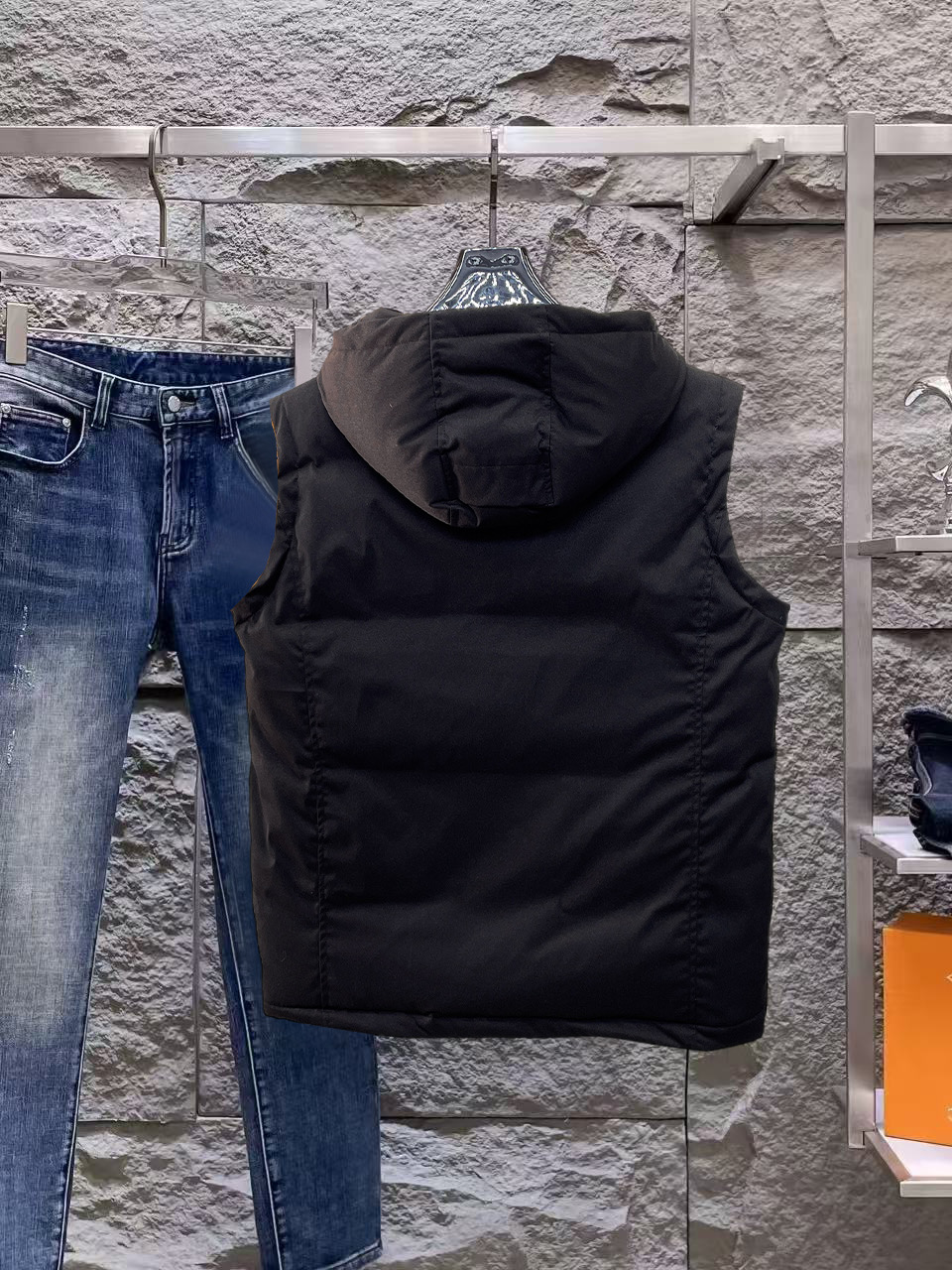 Prada Couple Down Jacket Goose Down M-l-xl