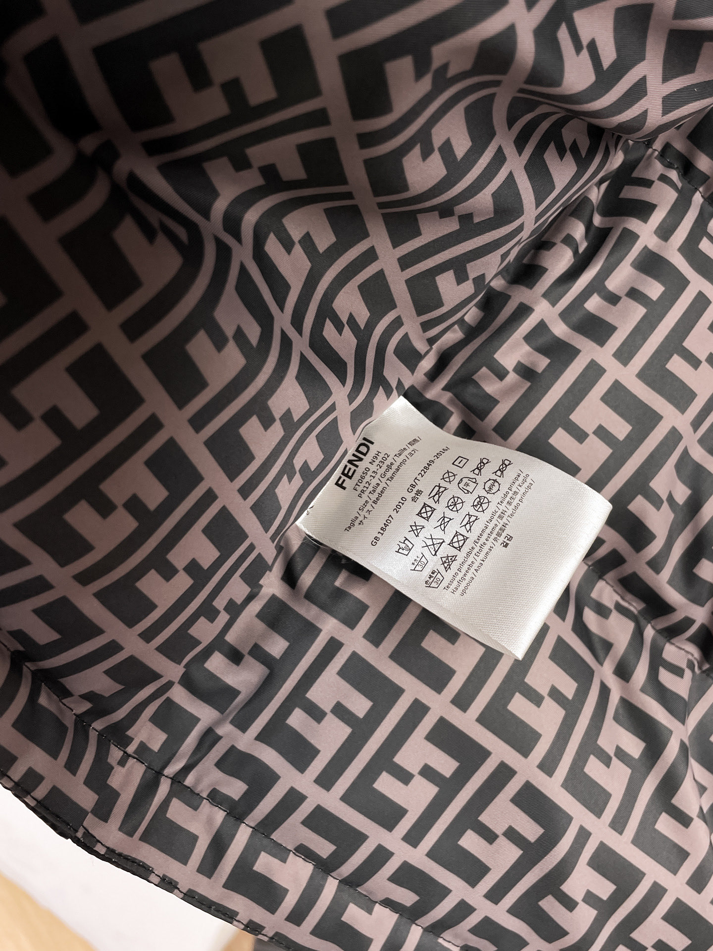 Fendi Couple Down Jacket Goose Down M-l-xl