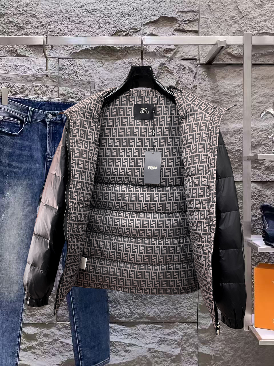 Fendi Couple Down Jacket Goose Down M-l-xl