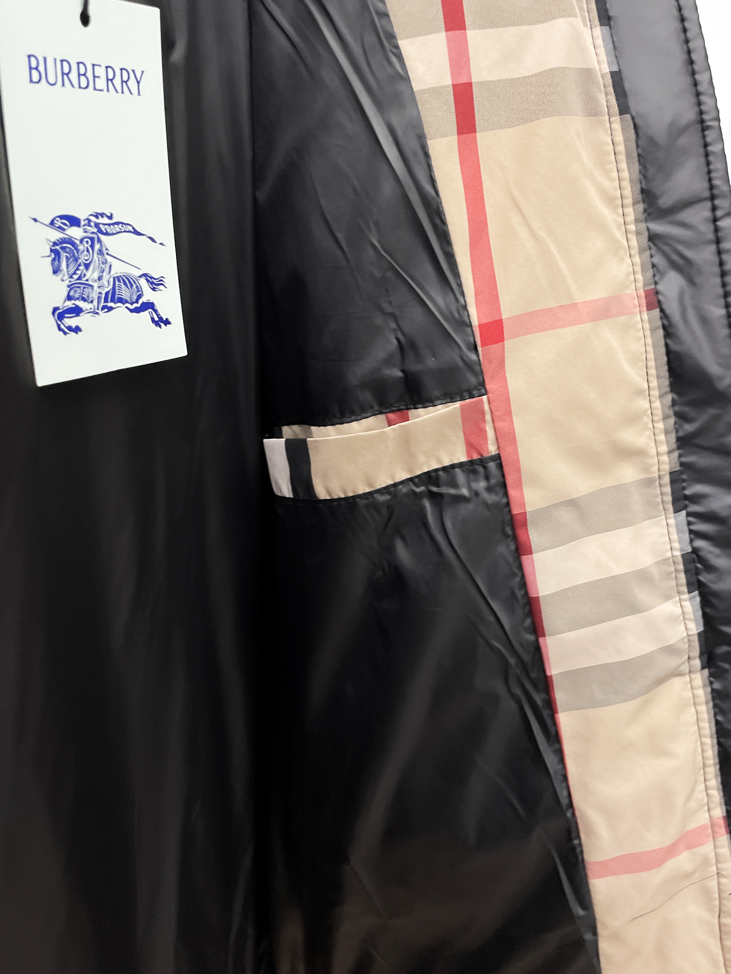 Burberry Couple Down Jacket Goose Down M-l-xl