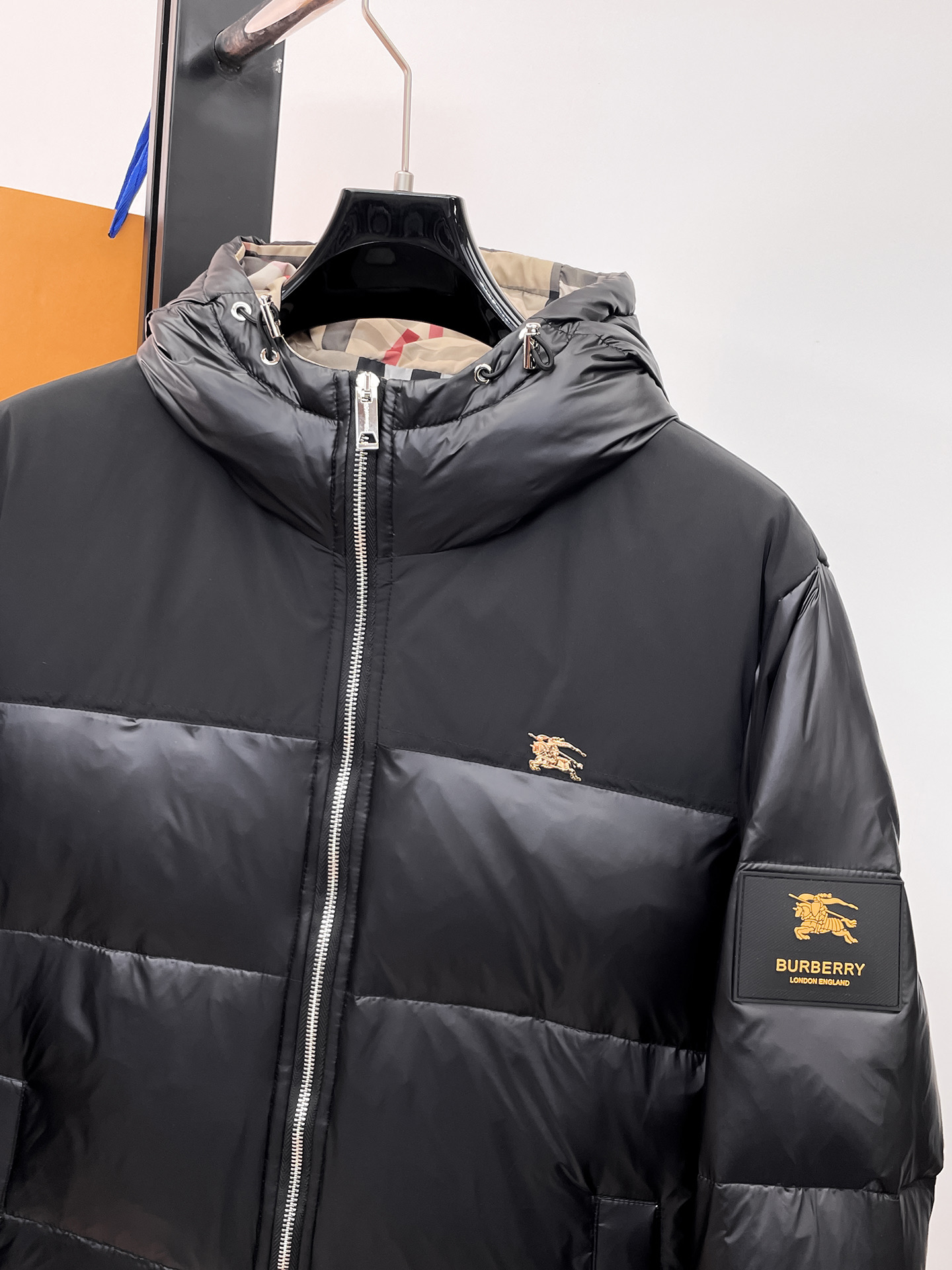 Burberry Couple Down Jacket Goose Down M-l-xl