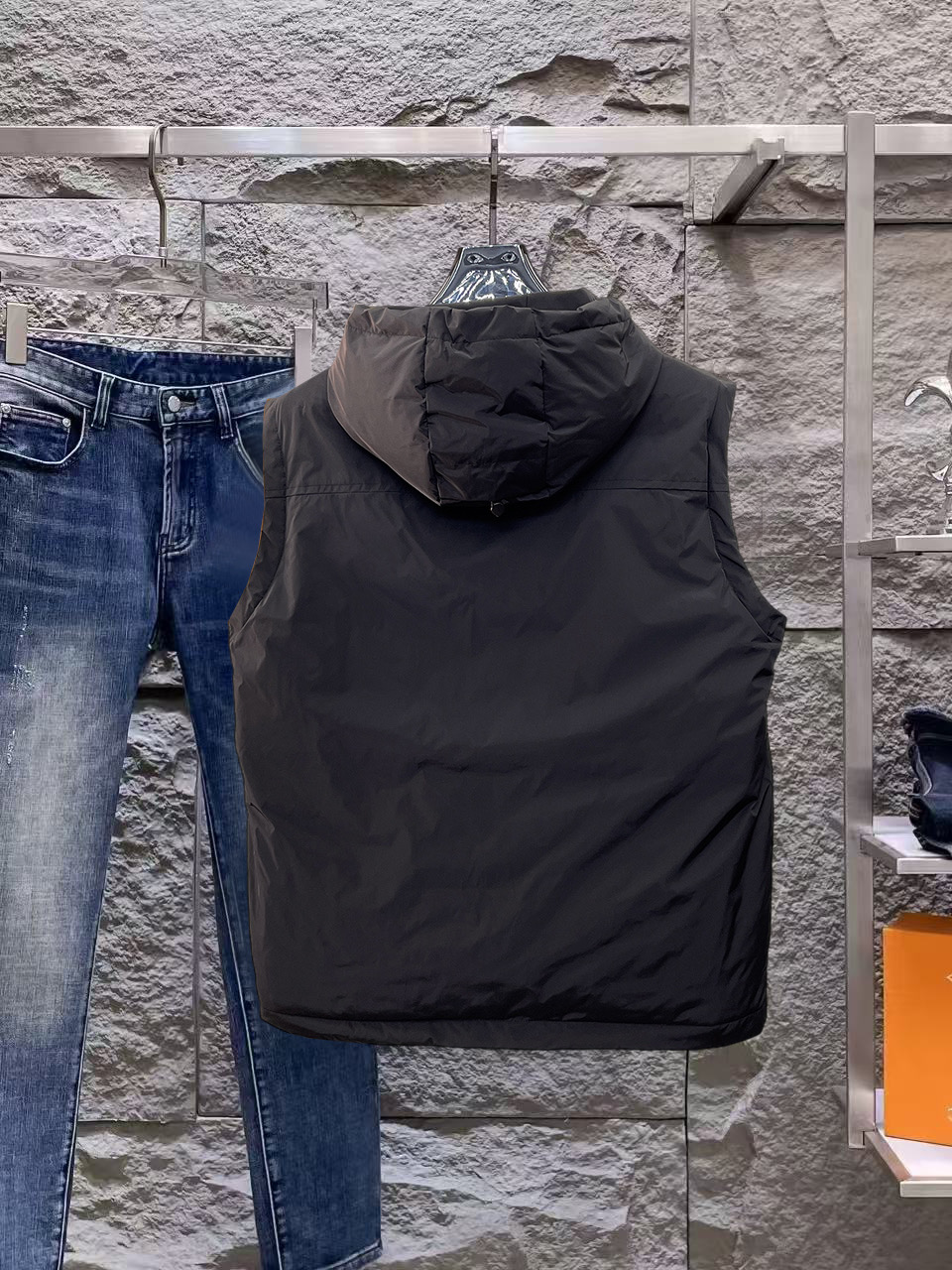 Prada Couple Down Jacket Goose Down M-l-xl