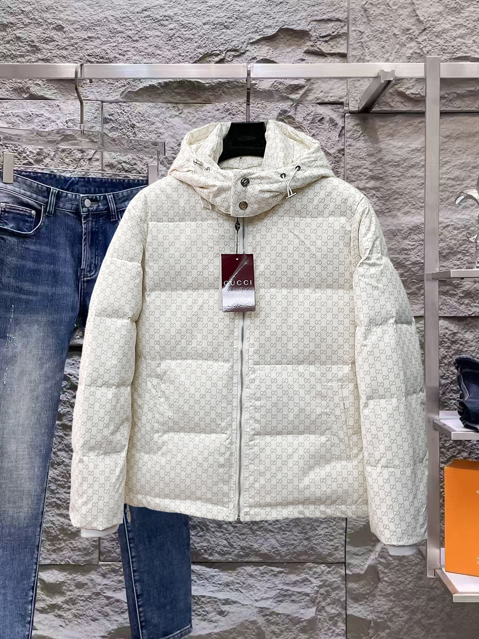 Gucci Couple Down Jacket Goose Down M-l-xl