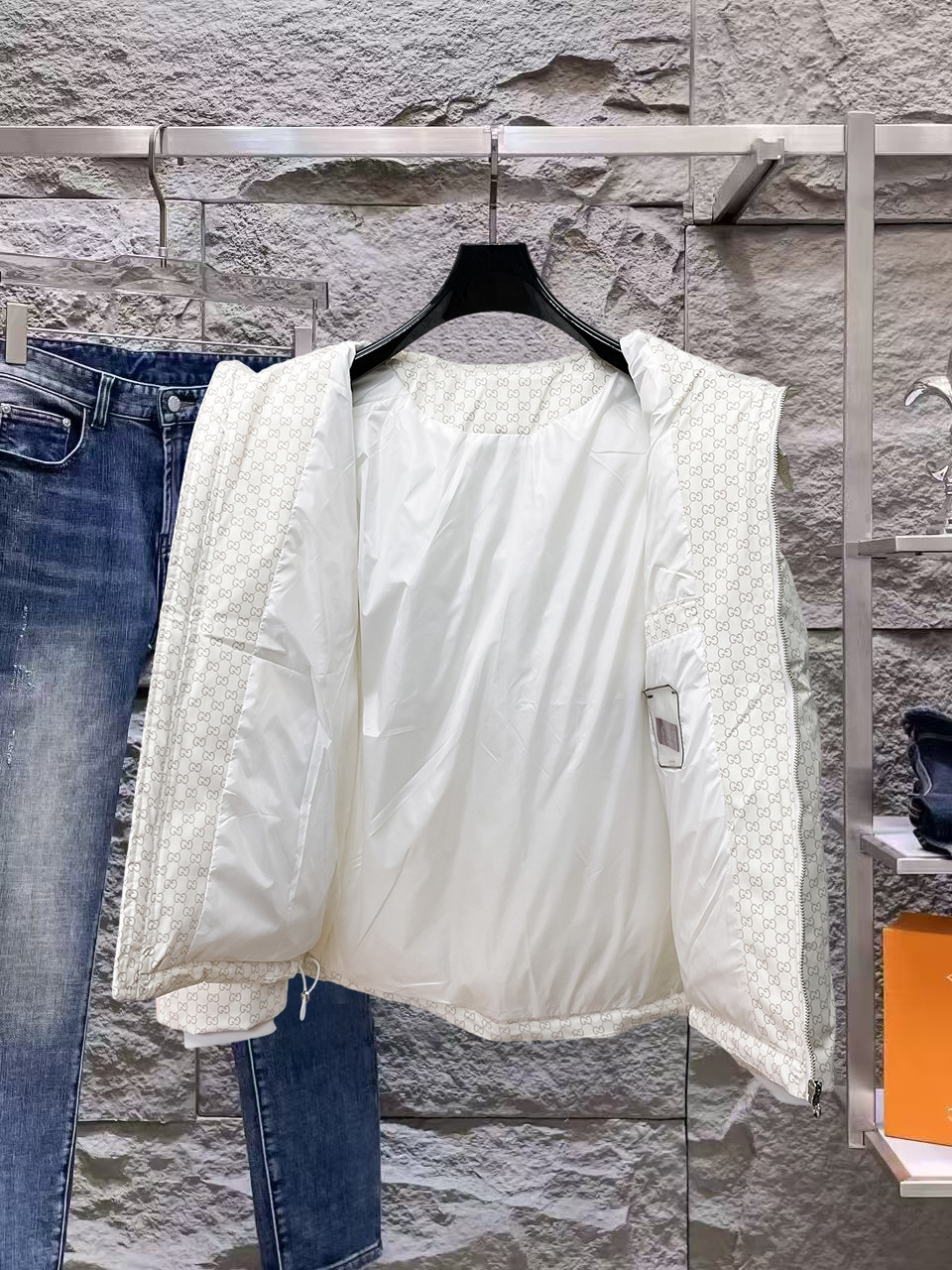 Gucci Couple Down Jacket Goose Down M-l-xl