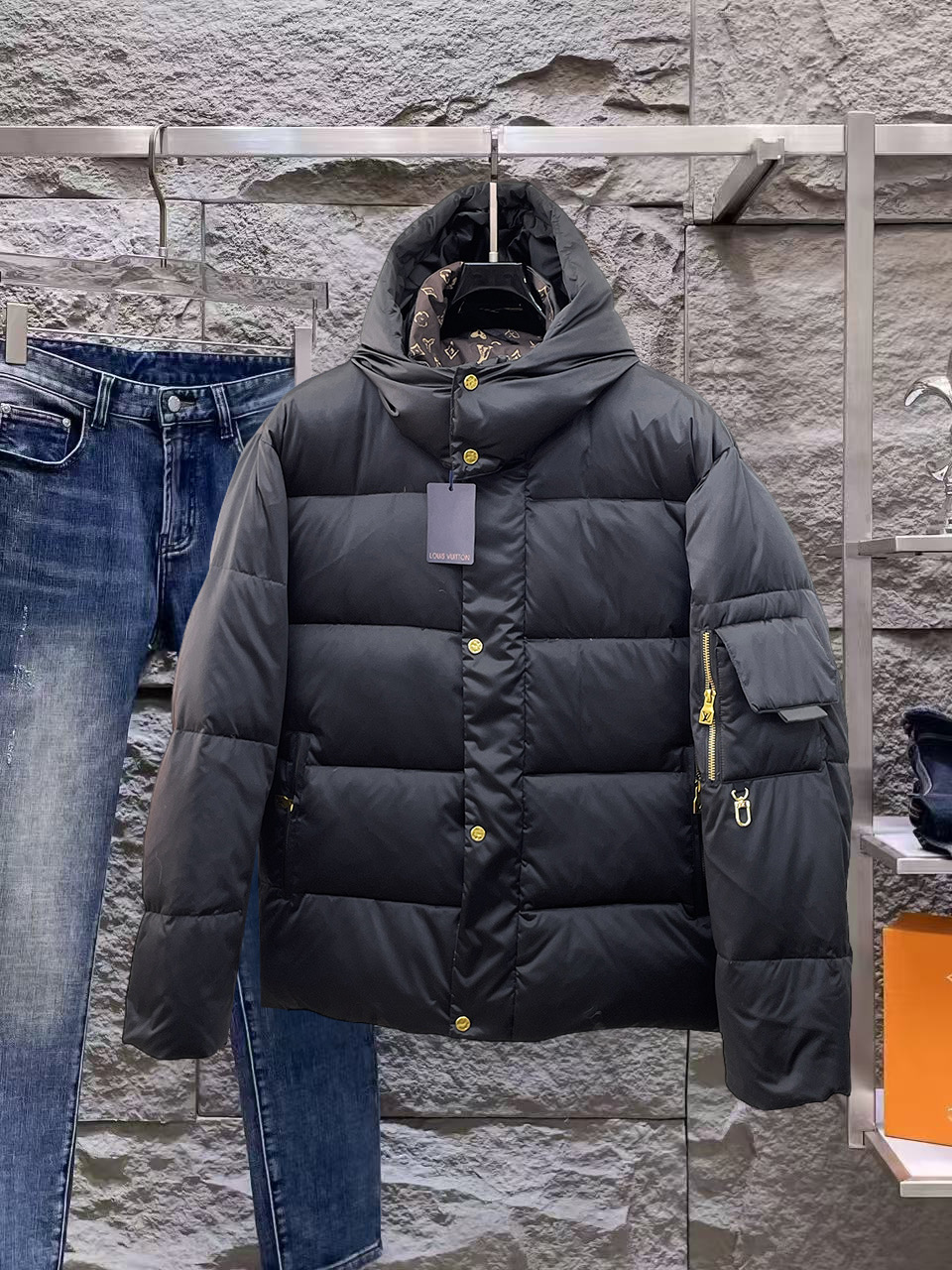 Louis Vuitton Couple Down Jacket Goose Down M-l-xl