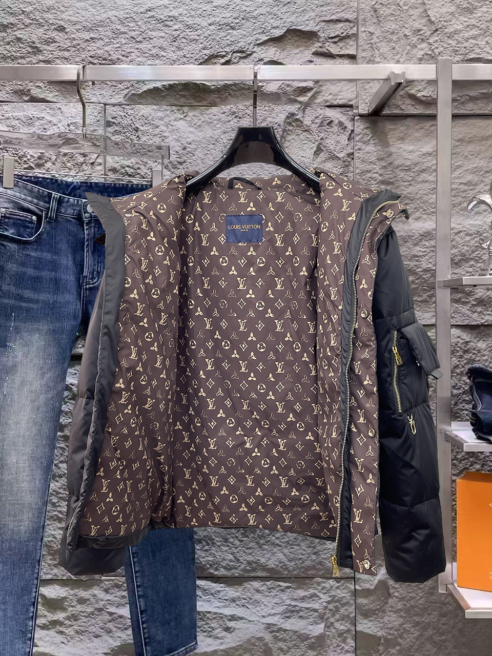 Louis Vuitton Couple Down Jacket Goose Down M-l-xl