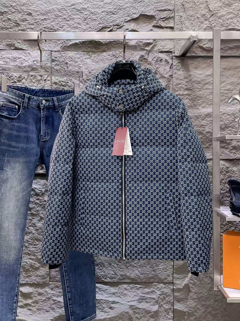 Gucci Couple Down Jacket Goose Down M-l-xl