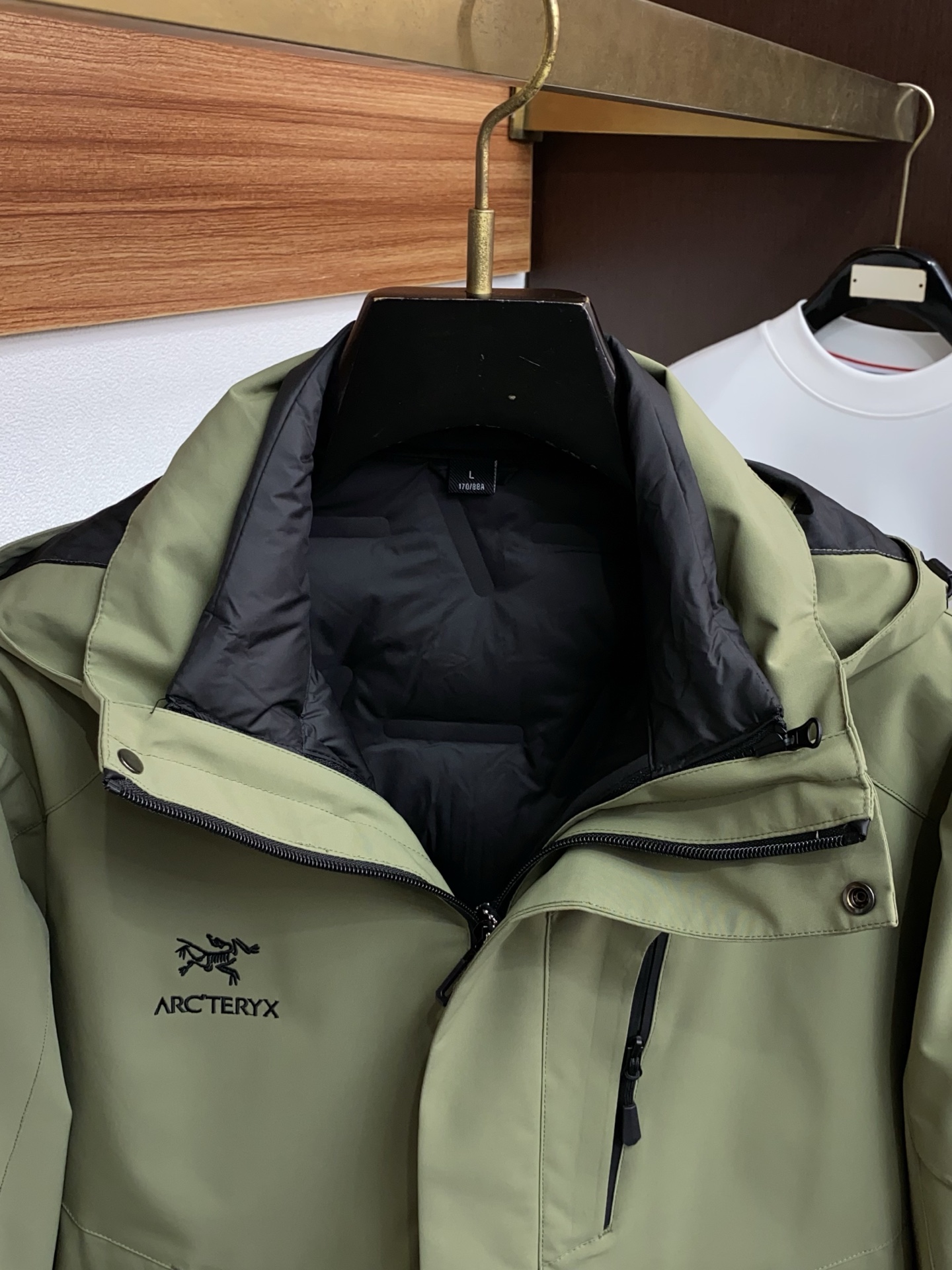 Arcteryx Male Down Jacket White Duck Down Hooded S-l-xl