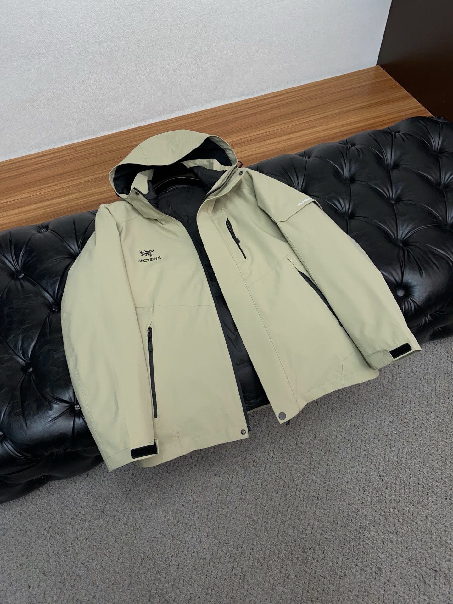 Arcteryx Male Down Jacket White Duck Down Hooded S-l-xl