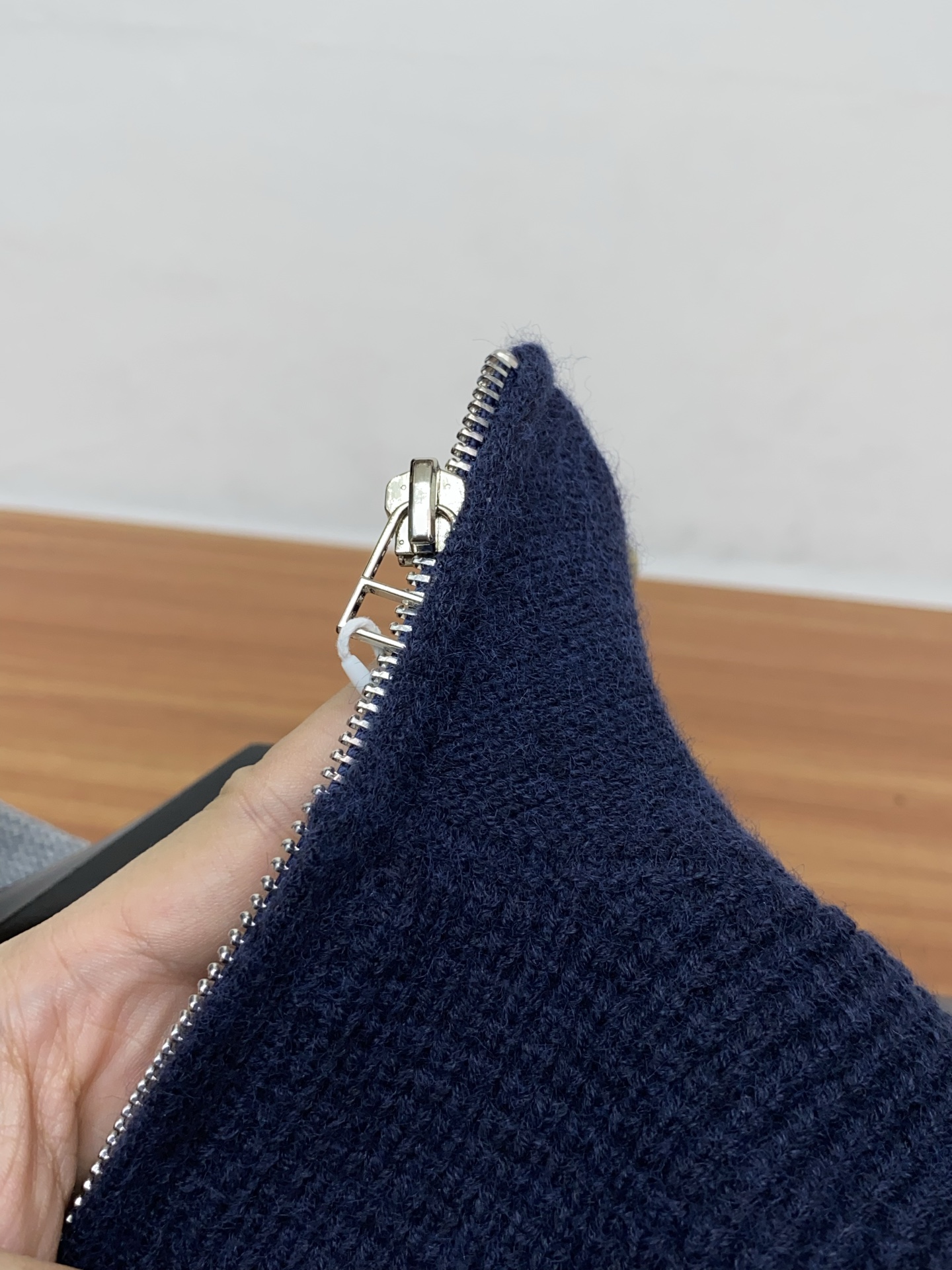 Thom Browne Male Down Jacket Knitted Hooded M-l-xl