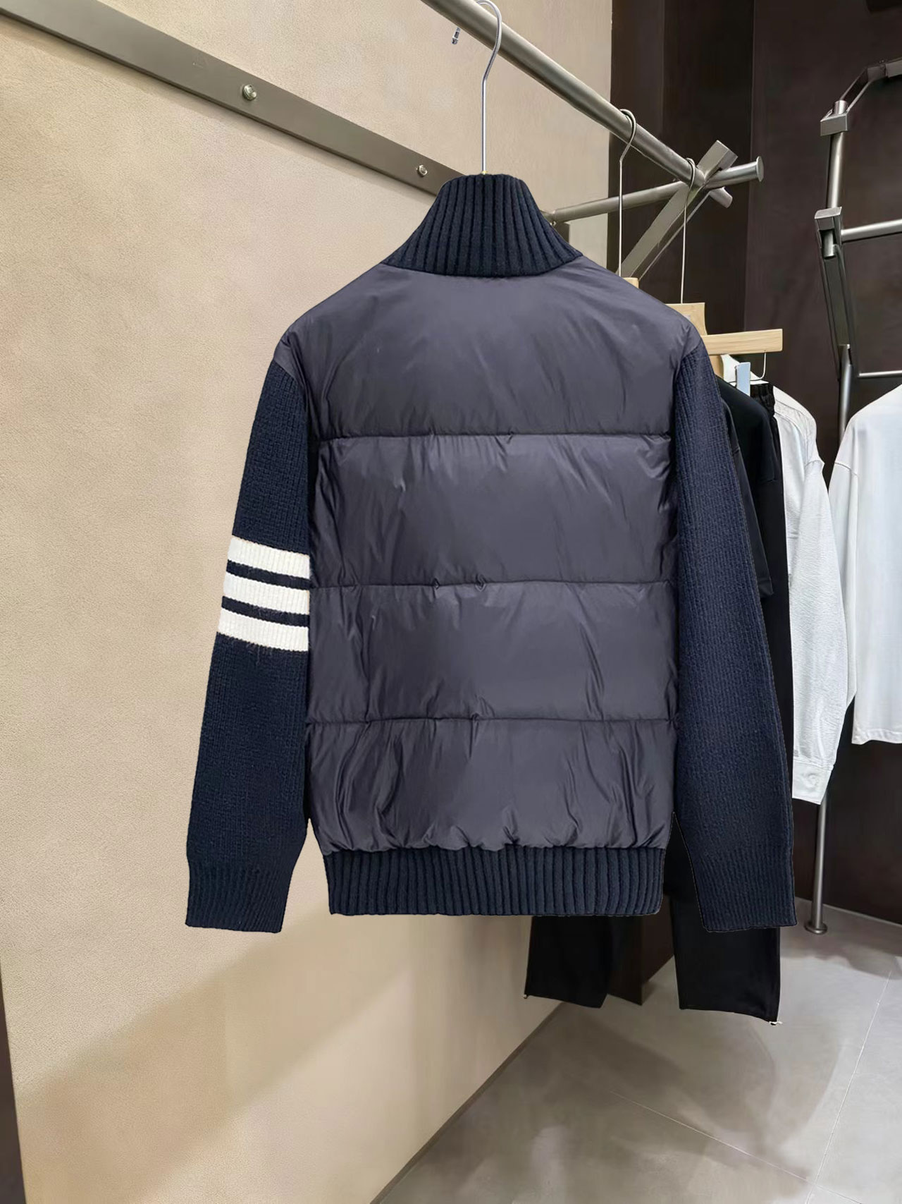 Thom Browne Down Jacket Knitted Slim Fit M-xl