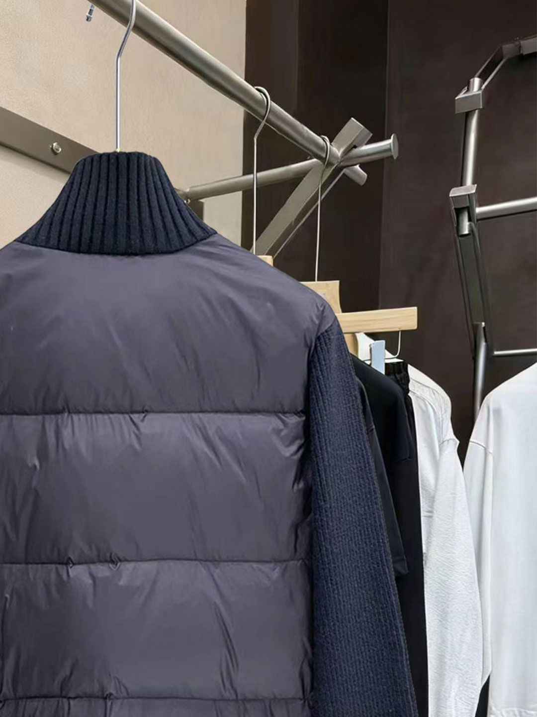 Thom Browne Down Jacket Knitted Slim Fit M-xl