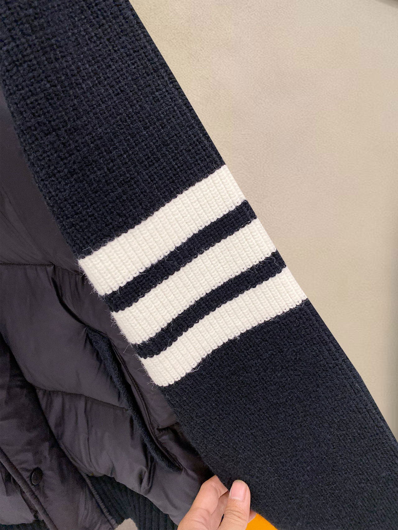 Thom Browne Down Jacket Knitted Slim Fit M-xl