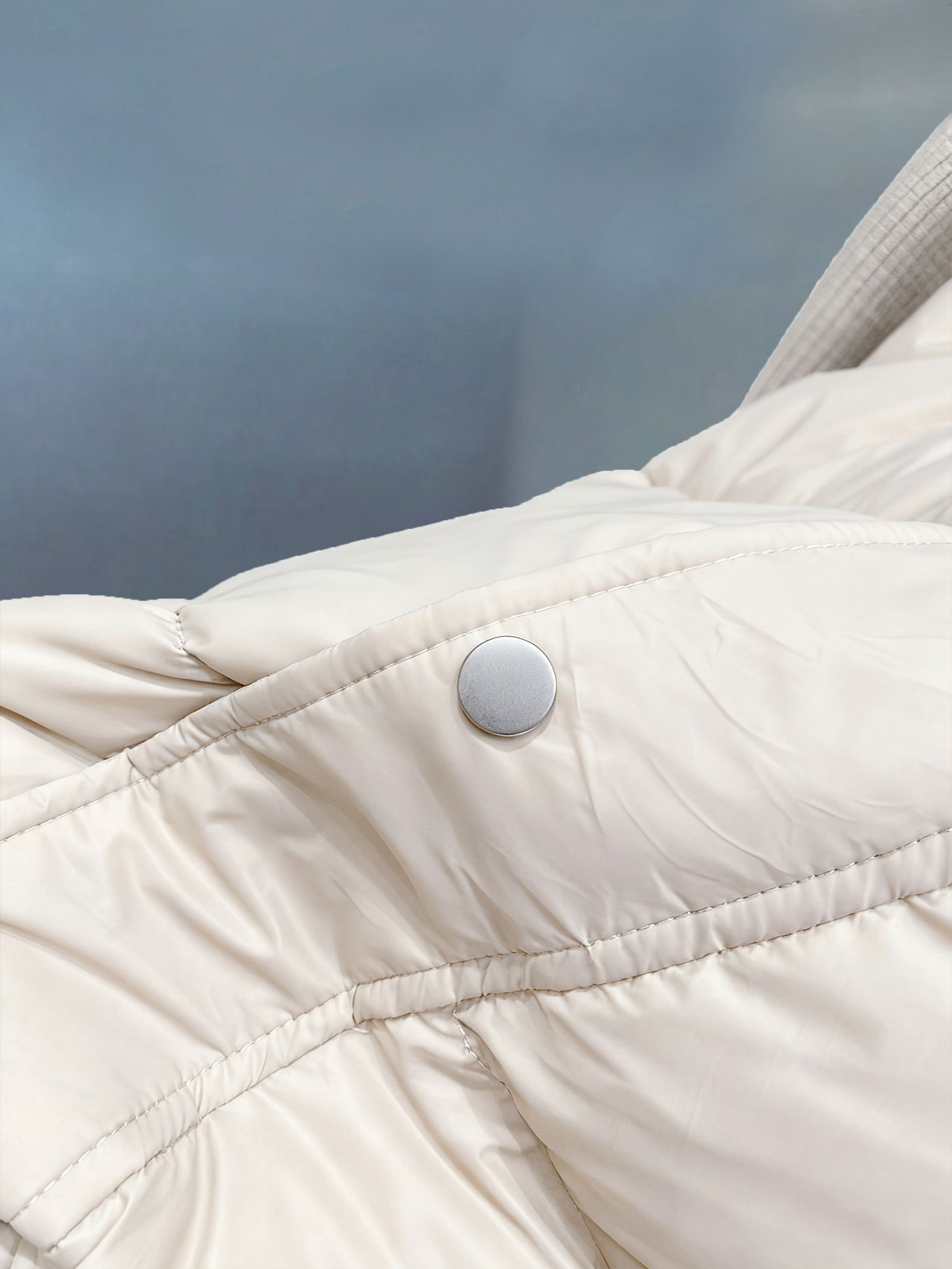 Thom Browne Female Down Jacket Knitted Slim Fit M-xl