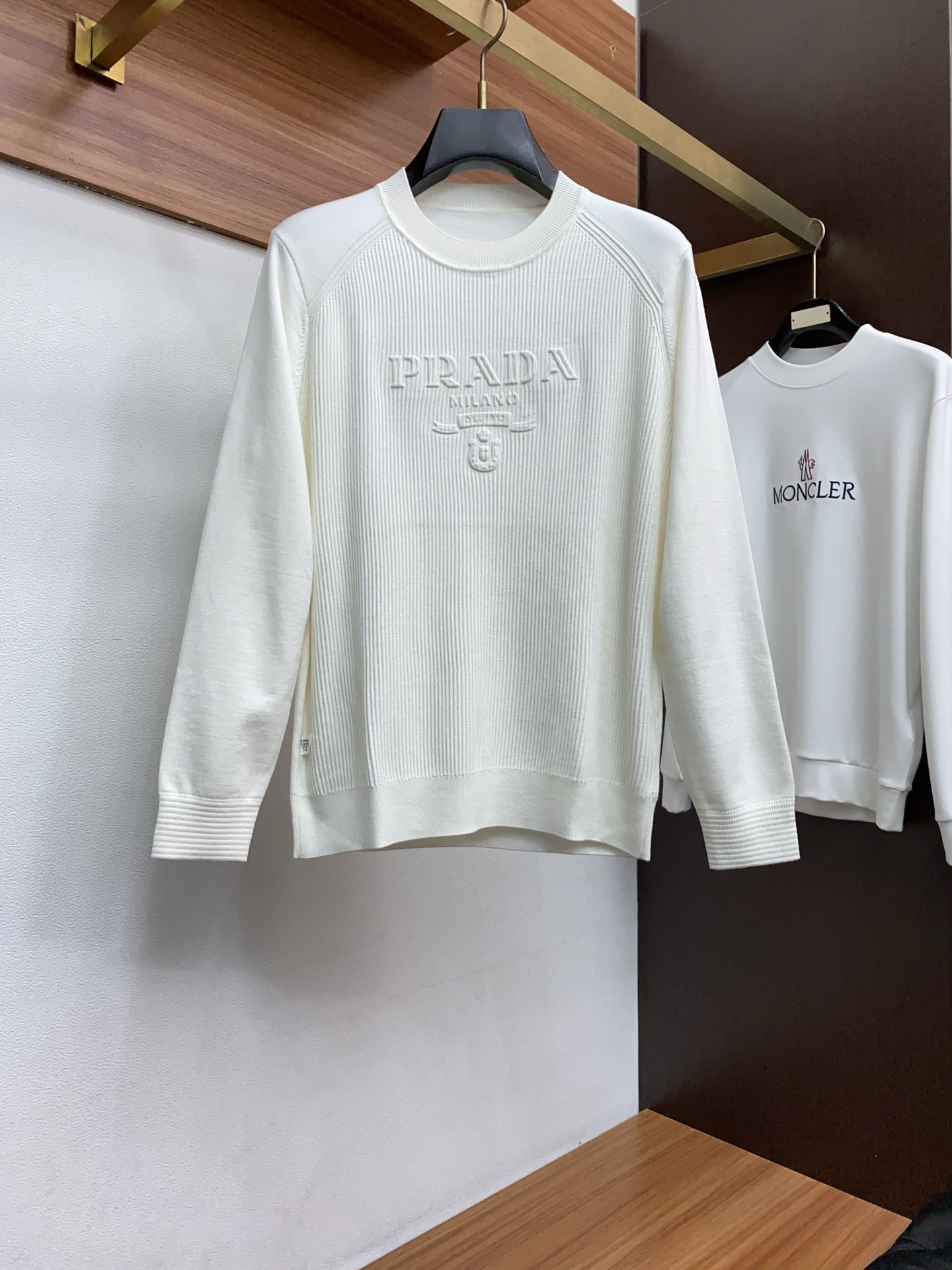 Prada Male Basic Clothing Wool