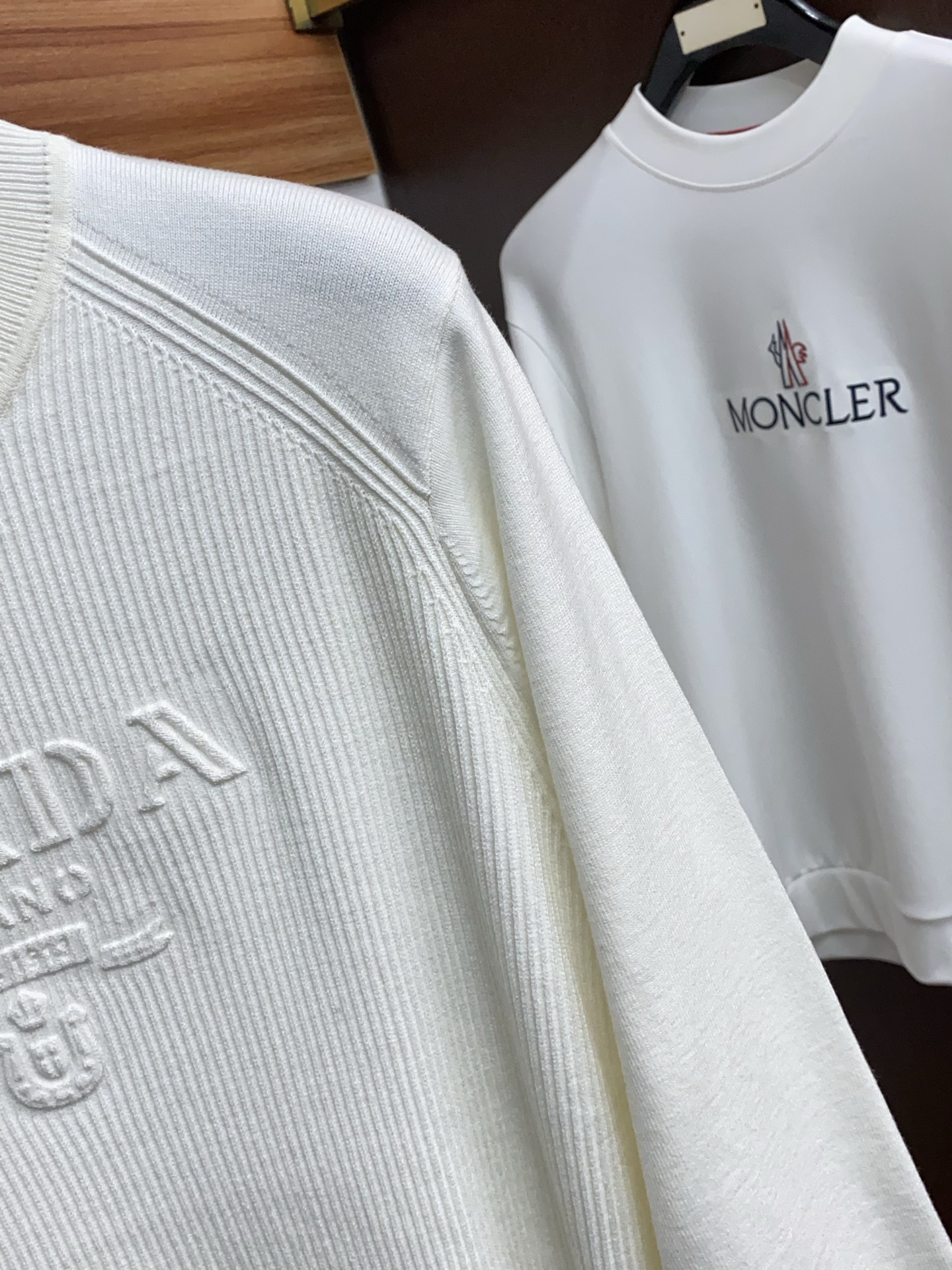 Prada Male Basic Clothing Wool