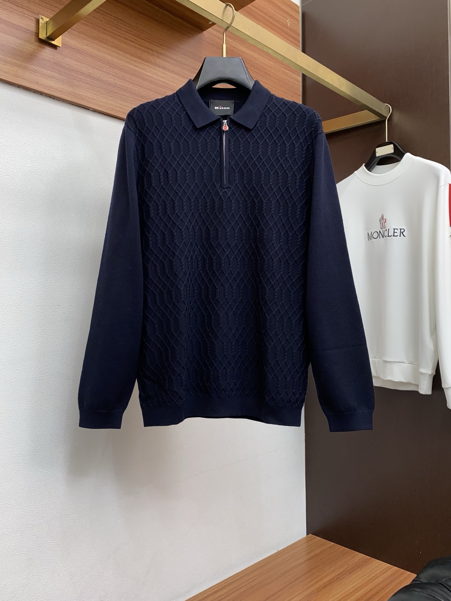 Kiton Male Basic Clothing Wool M-l-xl