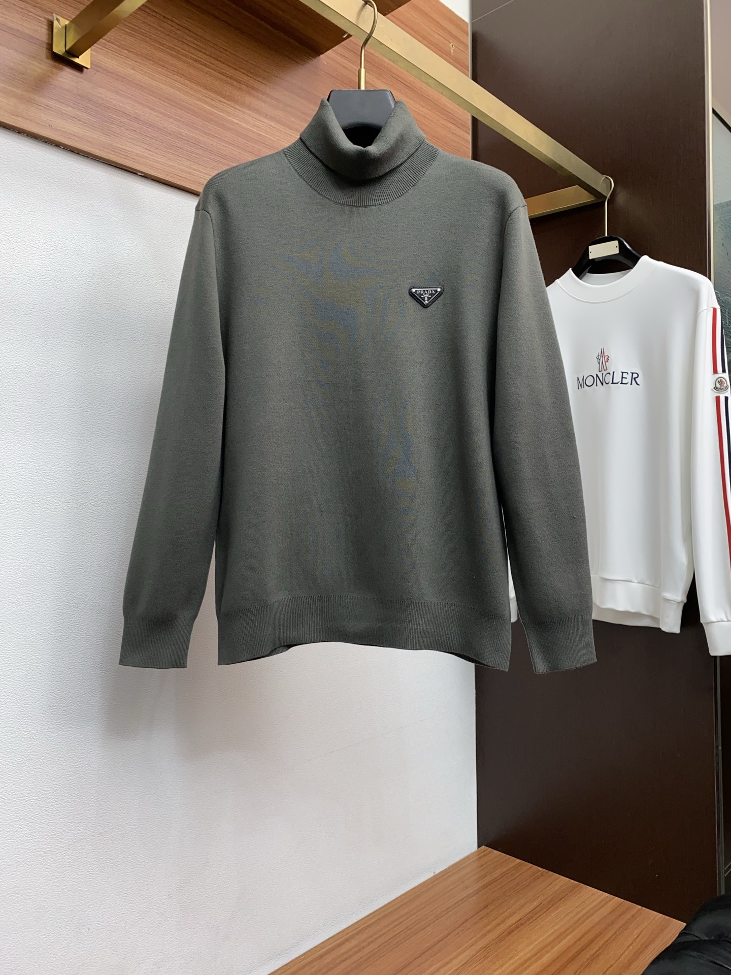 Prada Male Basic Clothing Wool M-l-xl