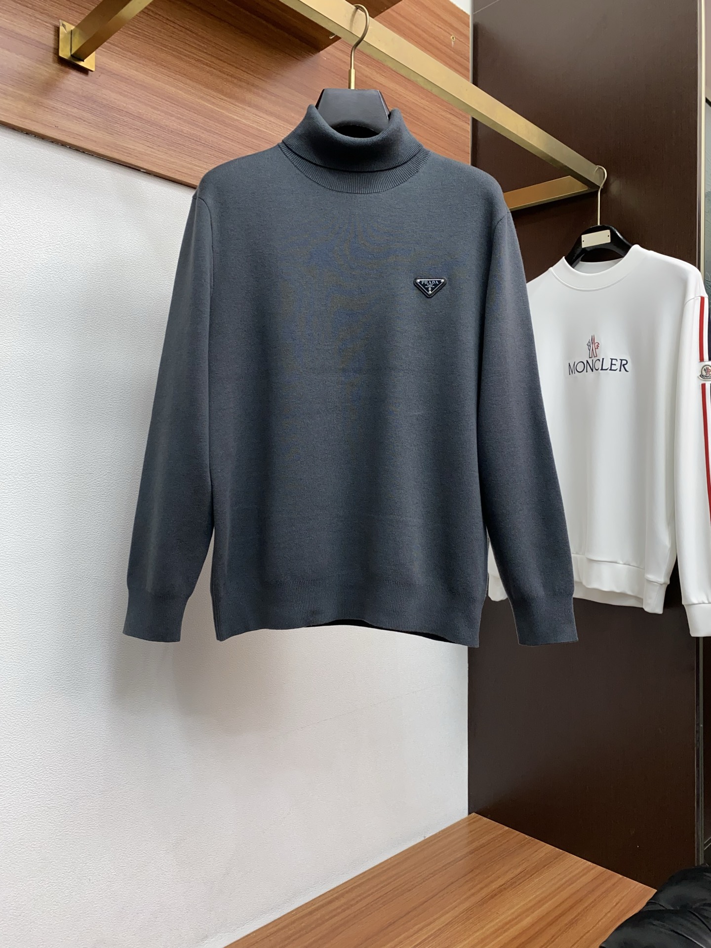 Prada Male Basic Clothing Wool M-l-xl