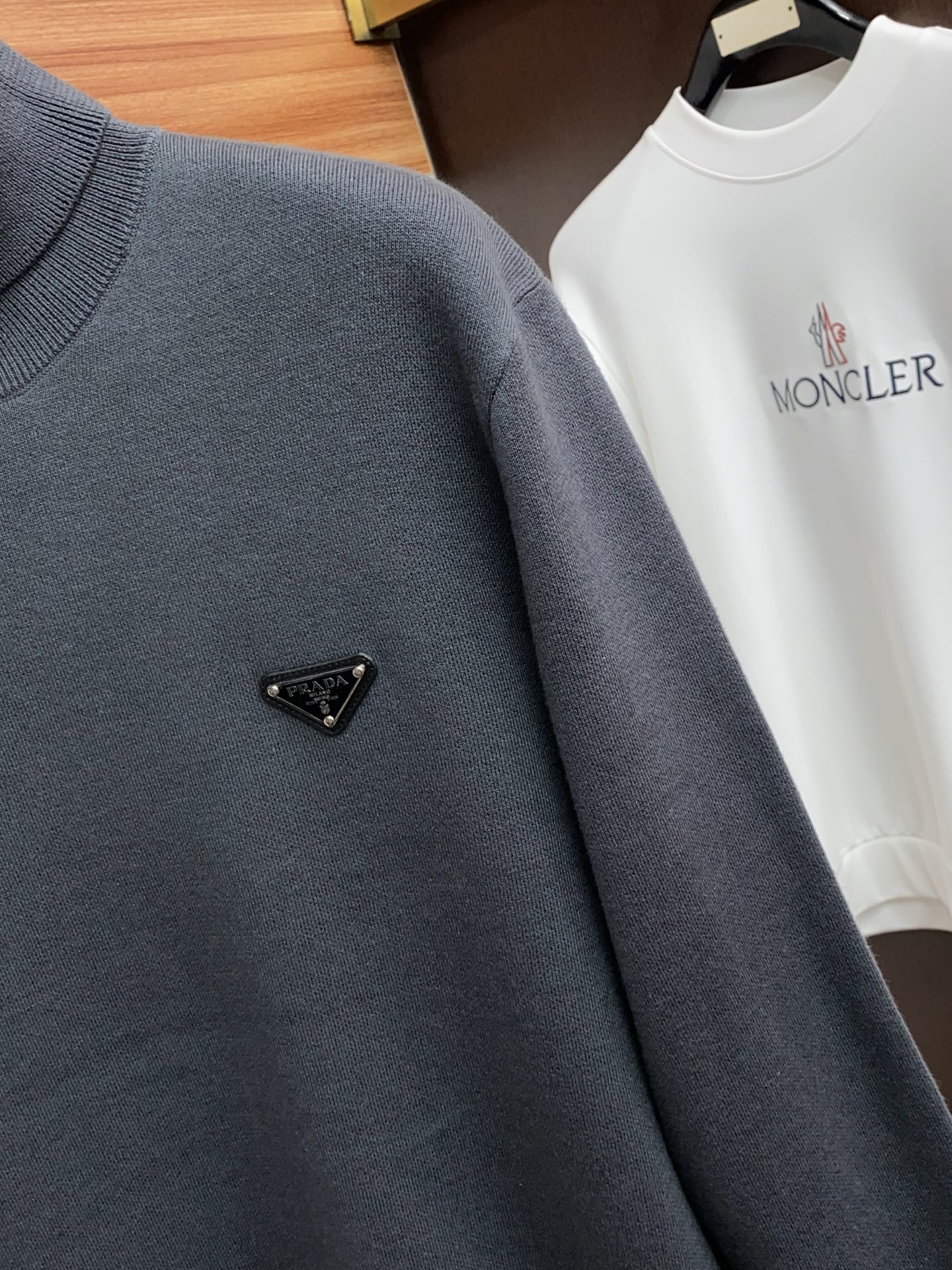 Prada Male Basic Clothing Wool M-l-xl