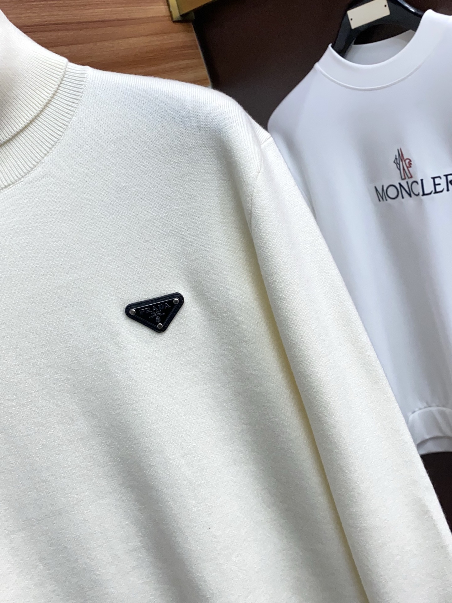 Prada Male Basic Clothing Wool M-l-xl