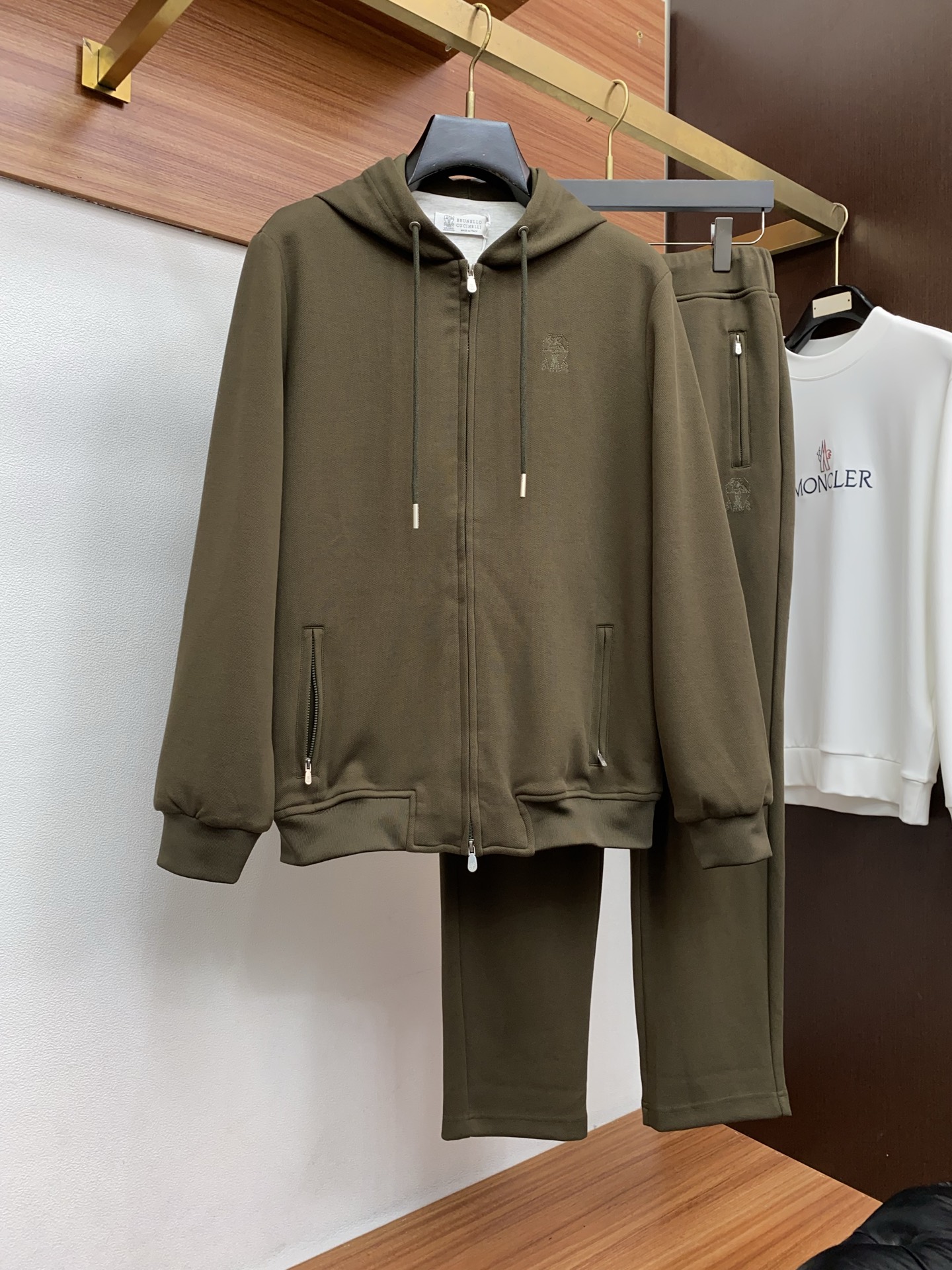 Brunello Cucinelli Male Hoodie Cotton