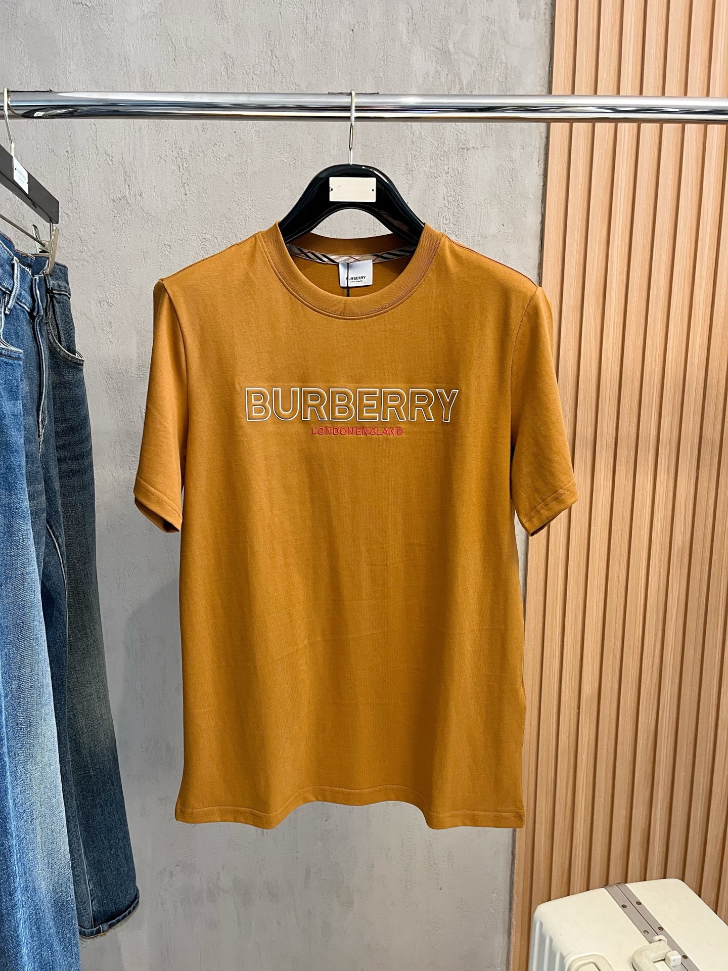 Burberry Couple Basic Clothing Cotton Black S-m-l-xl-xxl
