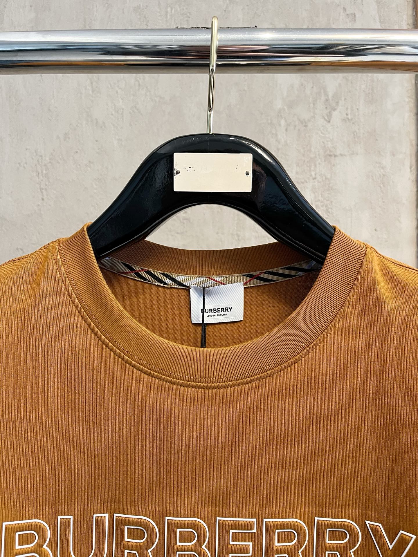 Burberry Couple Basic Clothing Cotton Black S-m-l-xl-xxl