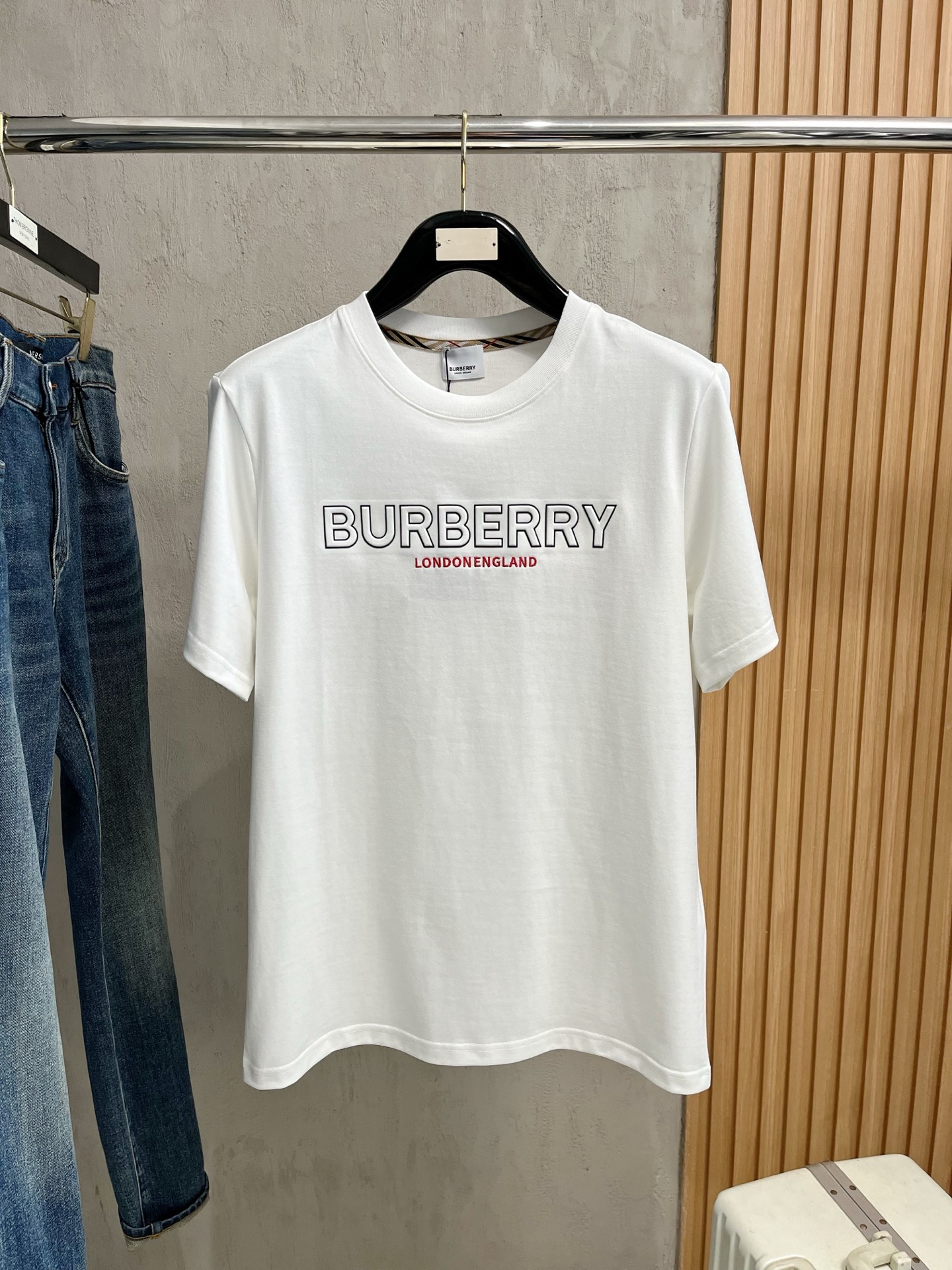 Burberry Couple Basic Clothing Cotton Black S-m-l-xl-xxl