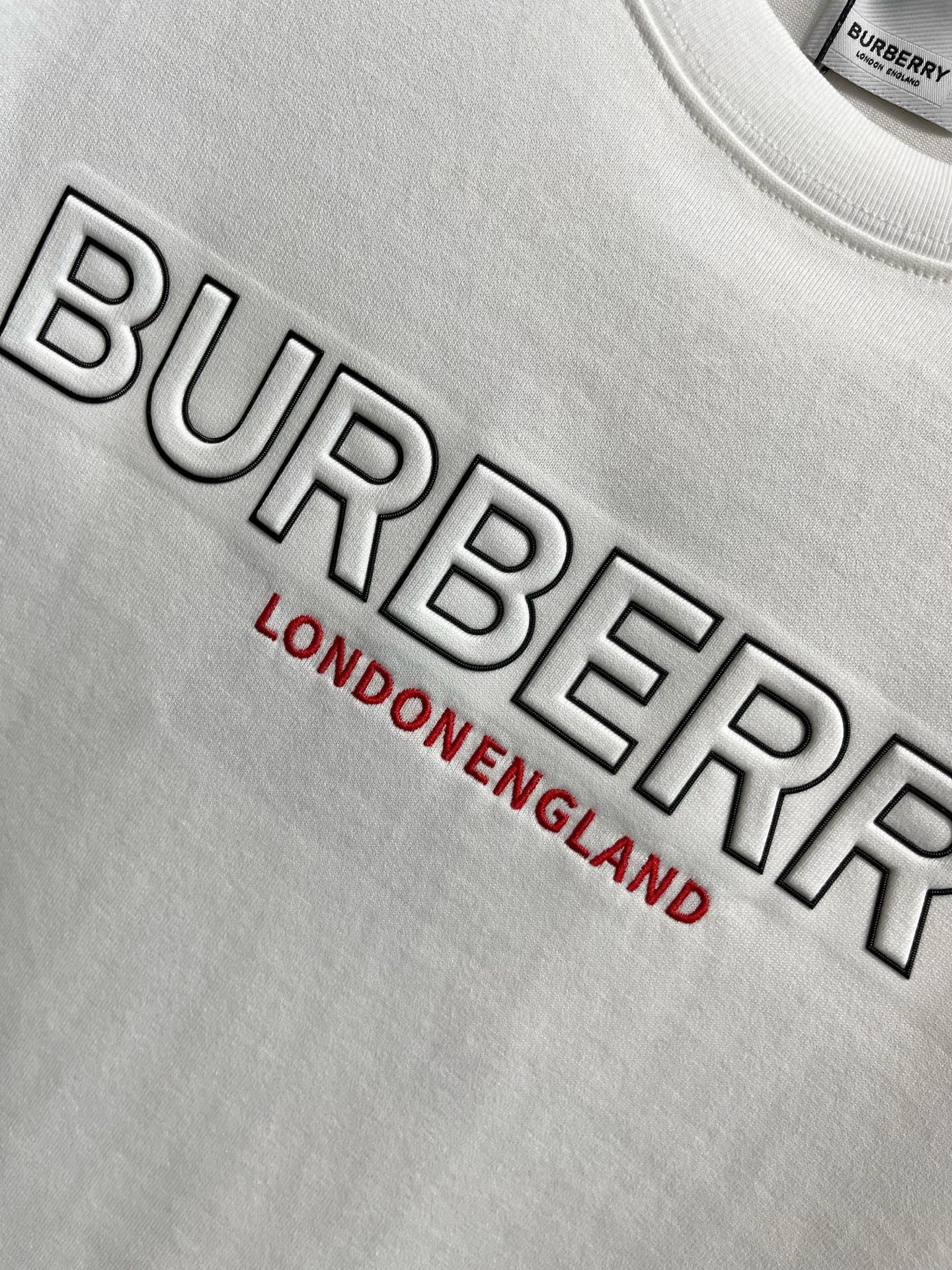 Burberry Couple Basic Clothing Cotton Black S-m-l-xl-xxl