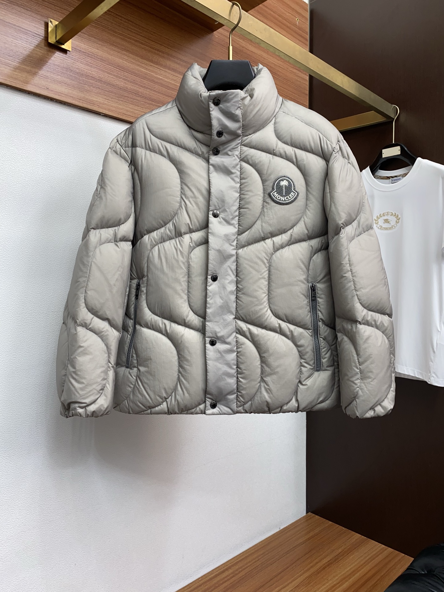 Moncler Male Down Jacket White Duck Down Hooded M-l-xl