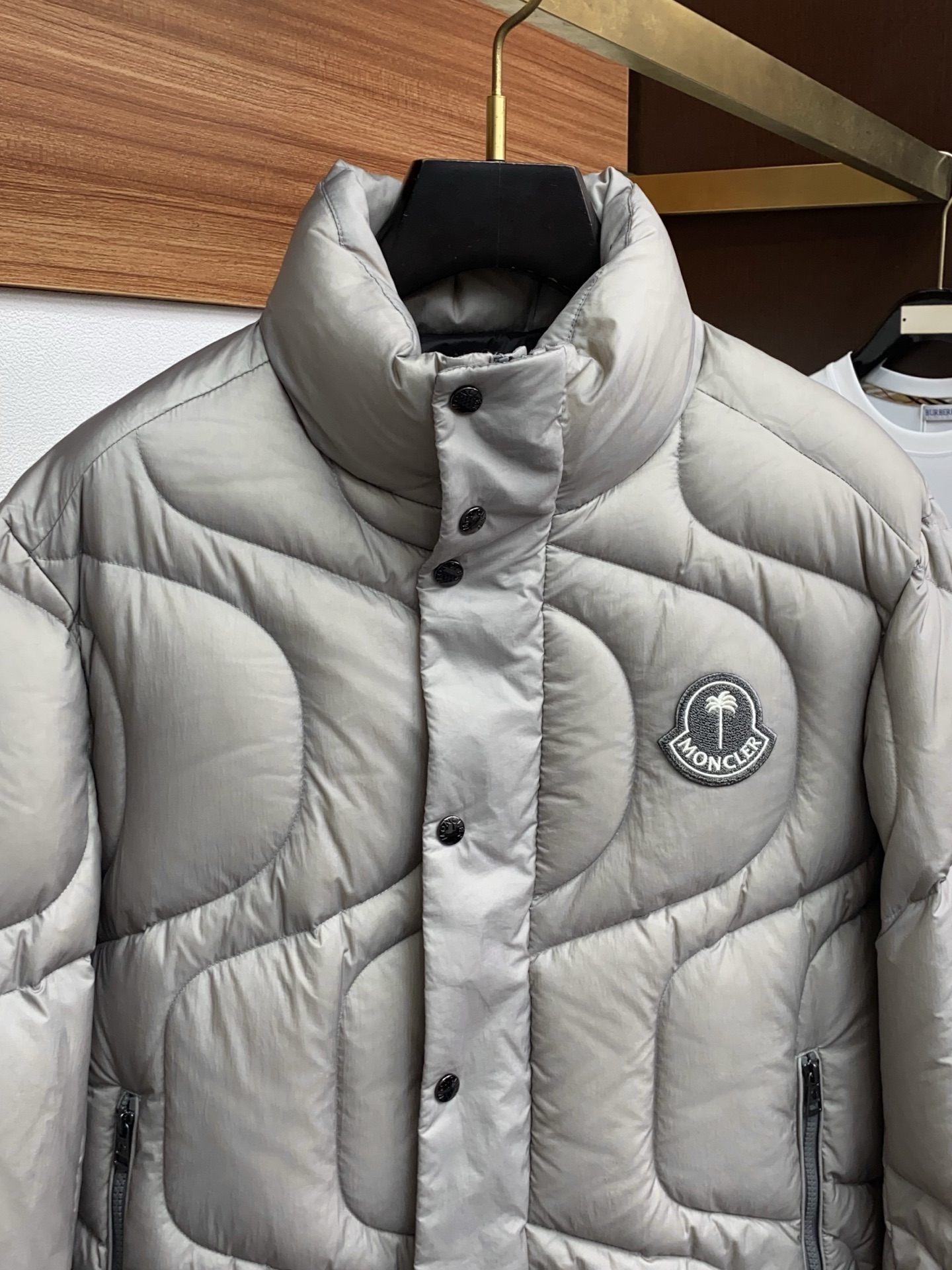 Moncler Male Down Jacket White Duck Down Hooded M-l-xl