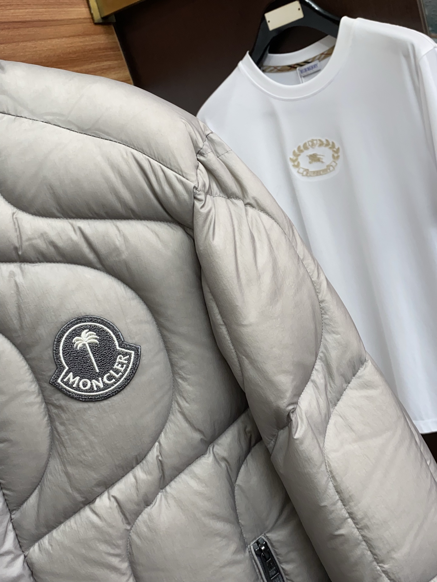 Moncler Male Down Jacket White Duck Down Hooded M-l-xl